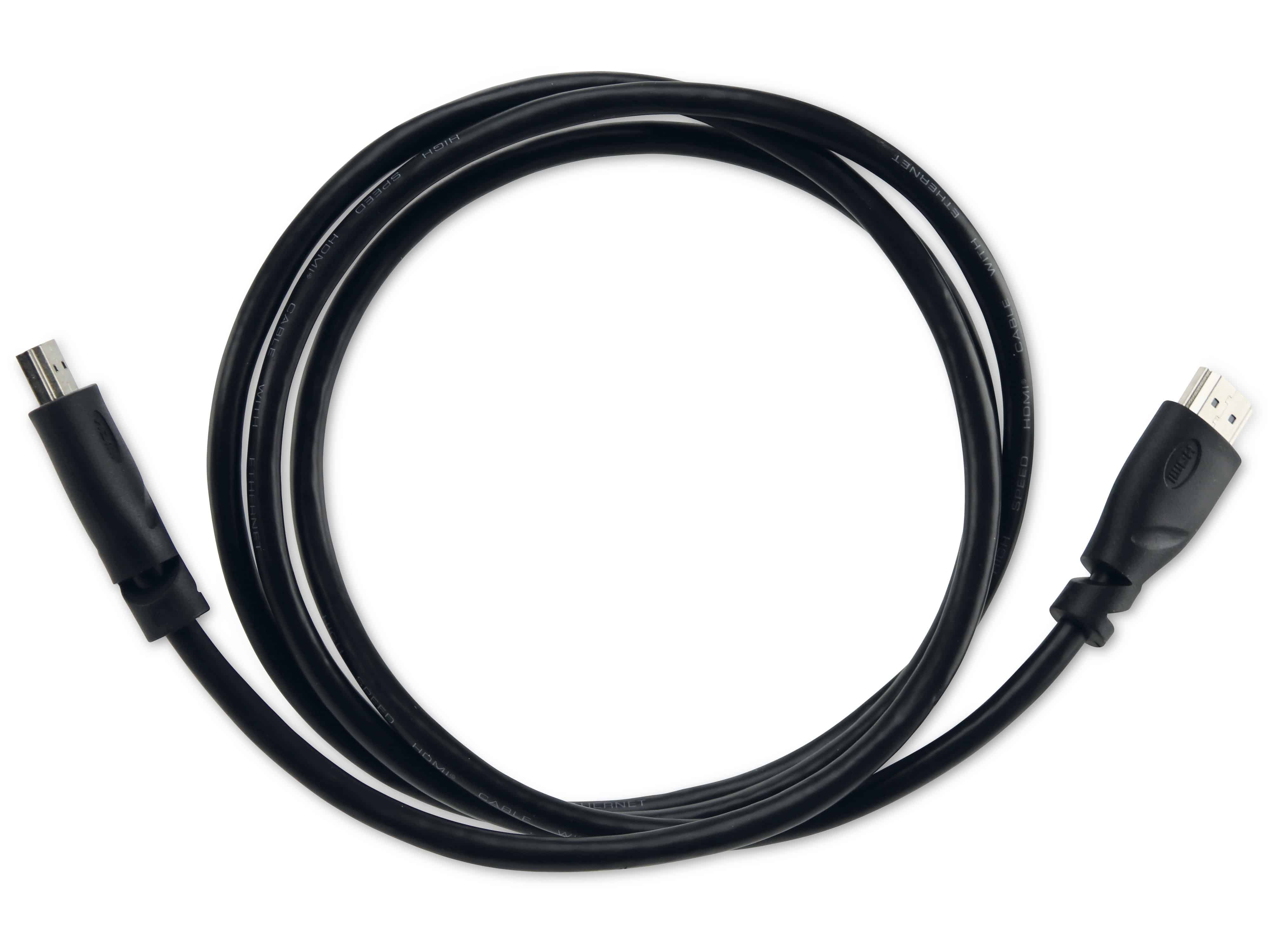 HDMI-Anschlusskabel, schwarz, 1,4 m