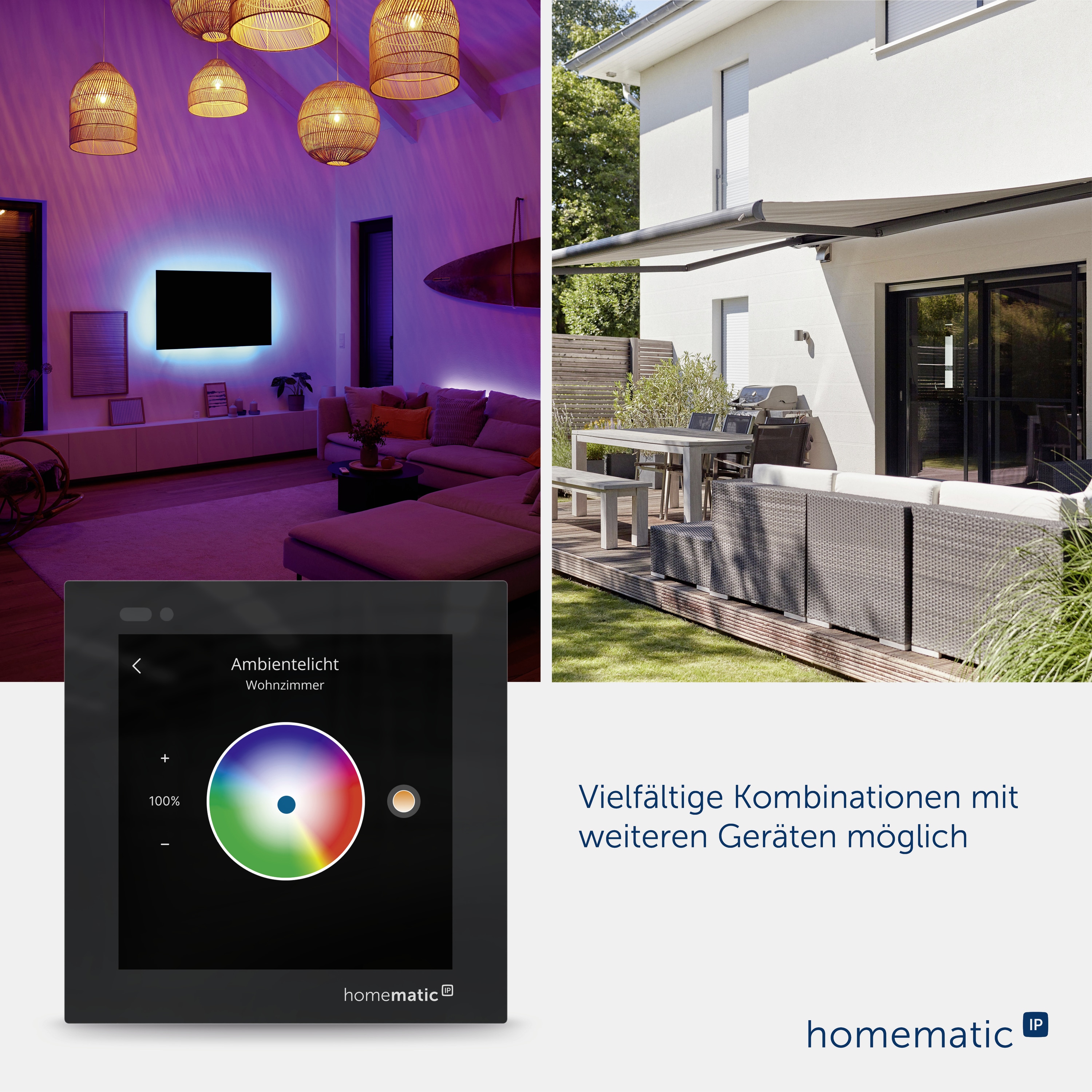 HOMEMATIC IP 161918A0, Glasdisplay