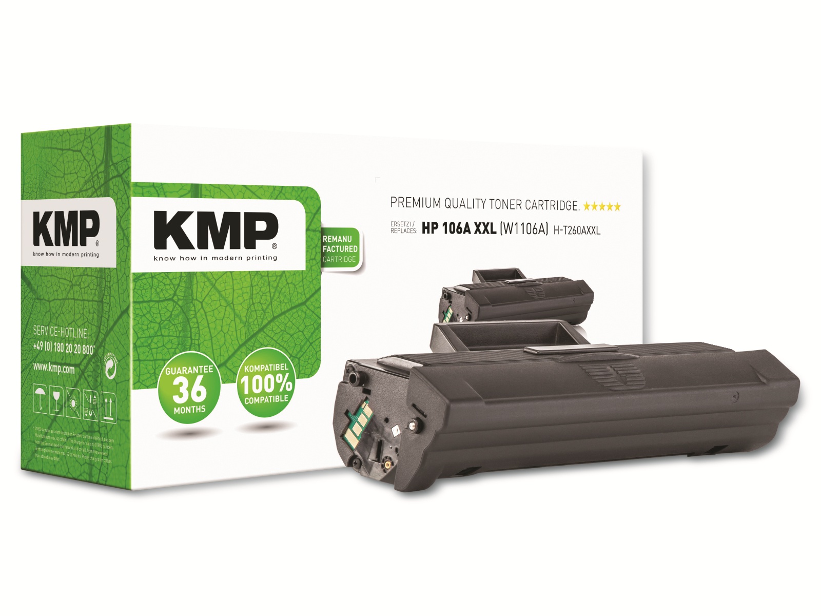 KMP Toner H-T260XL, schwarz