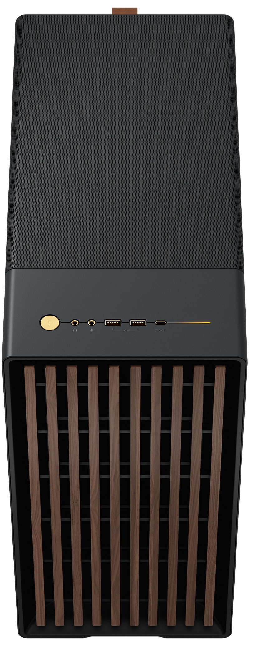 FRACTAL Midi Tower Design North Charcoal schwarz TG Dark