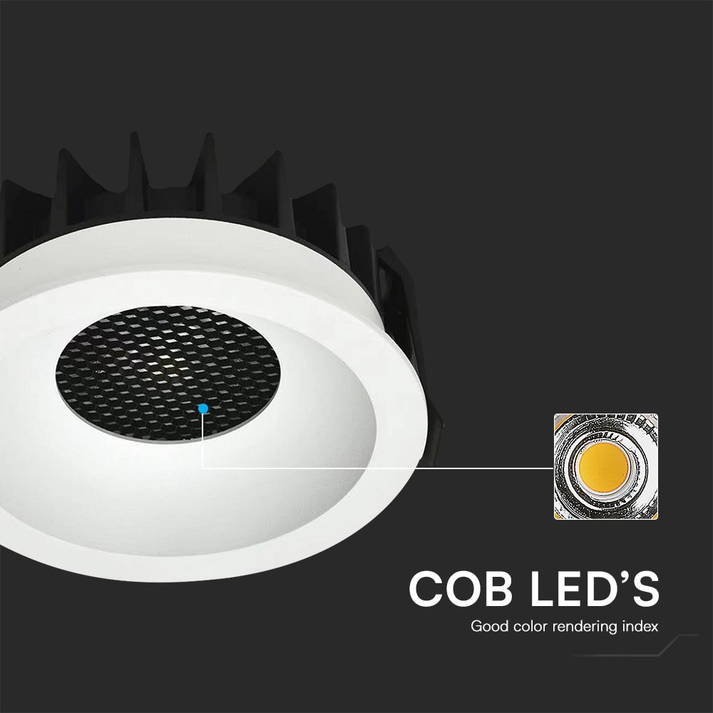 V-TAC LED-Einbauleuchte VT-17024, EEK: F, W 24, 2540 lm, CCT, Ø 135 mm, weiß V-TAC LED-Einbauleuchte VT-17024, EEK: F, W 24, 2540 lm, CCT, Ø 135 mm, weiß