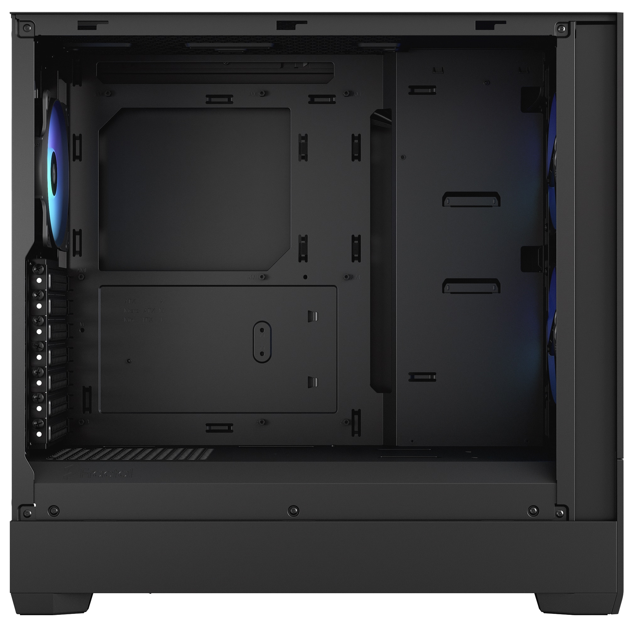 FRACTAL Midi Tower Design Pop Air RGB schwarz TG Clear Tint