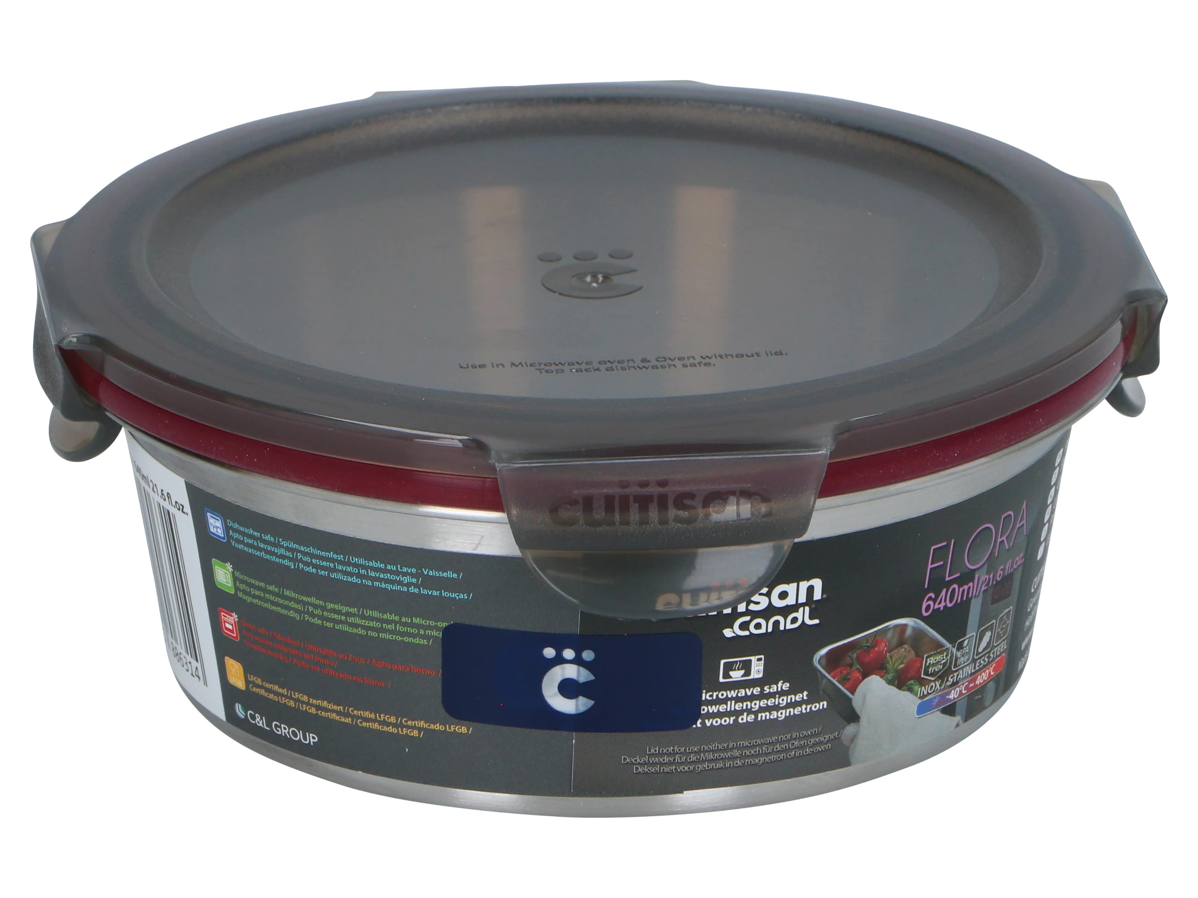 Edelstahlfrischhaltenbox 640ml