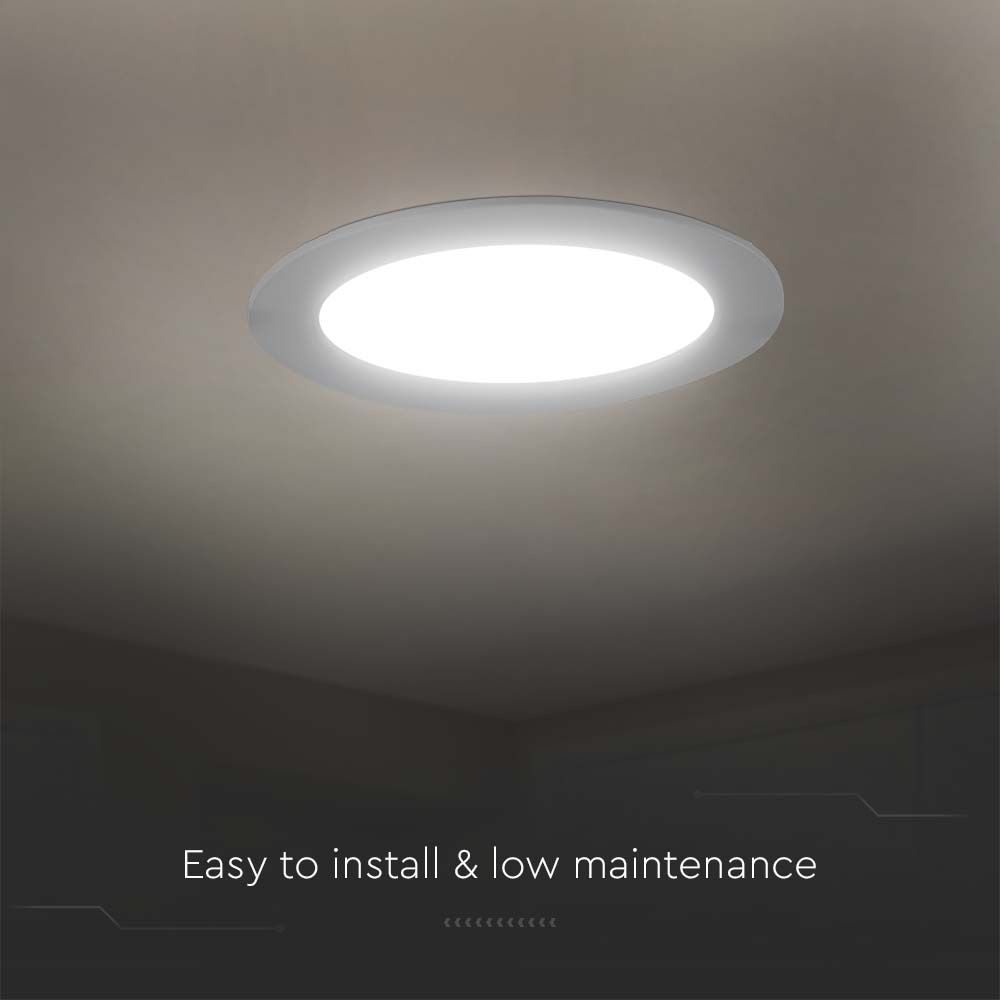 V-TAC LED-Einbauleuchte VT-61024, EEK: E, 24 W, 2640 lm, 4000 K, 3 Stück
