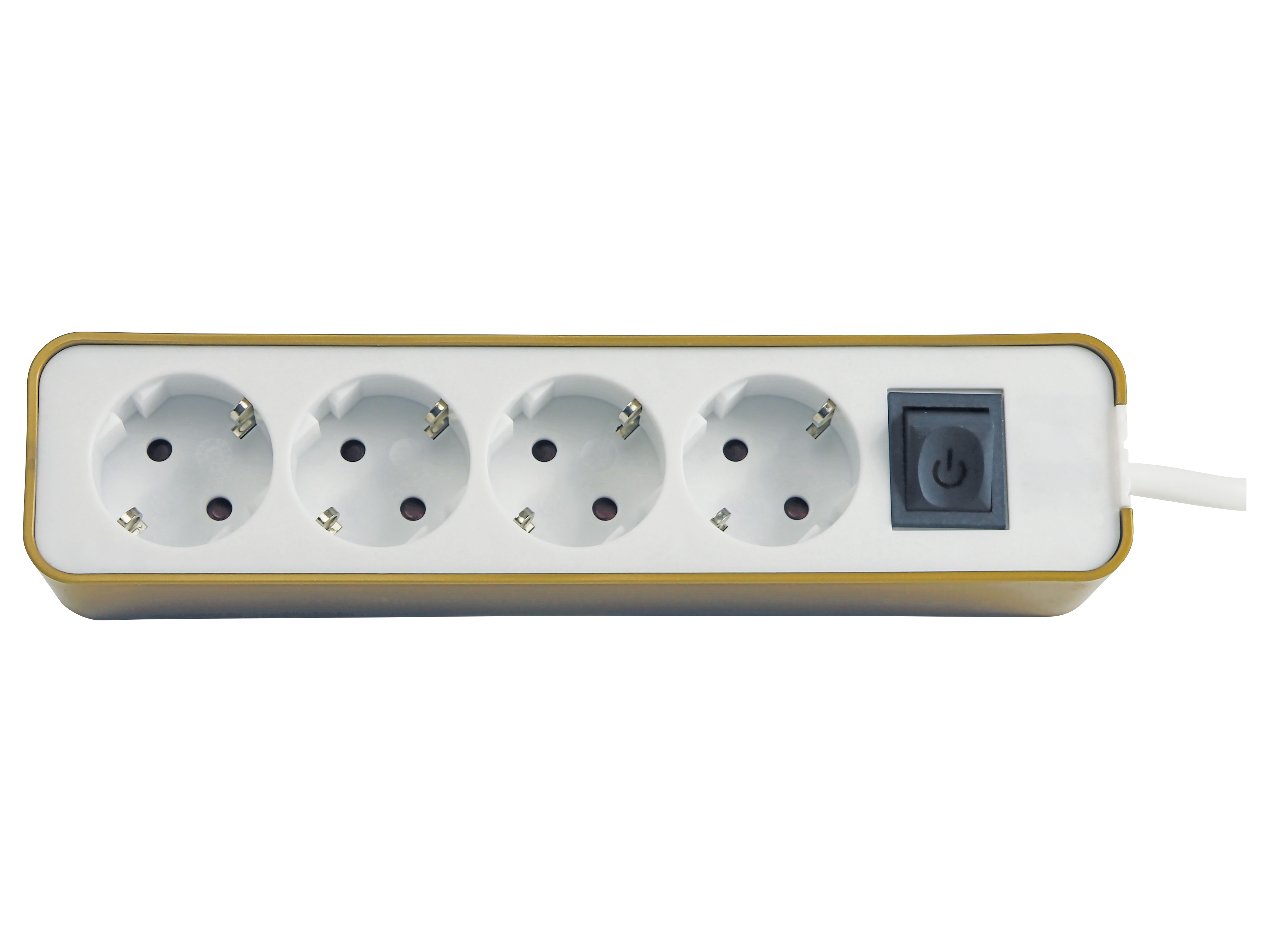 Steckdosenleiste 98745go, 4-fach, mit Flachstecker