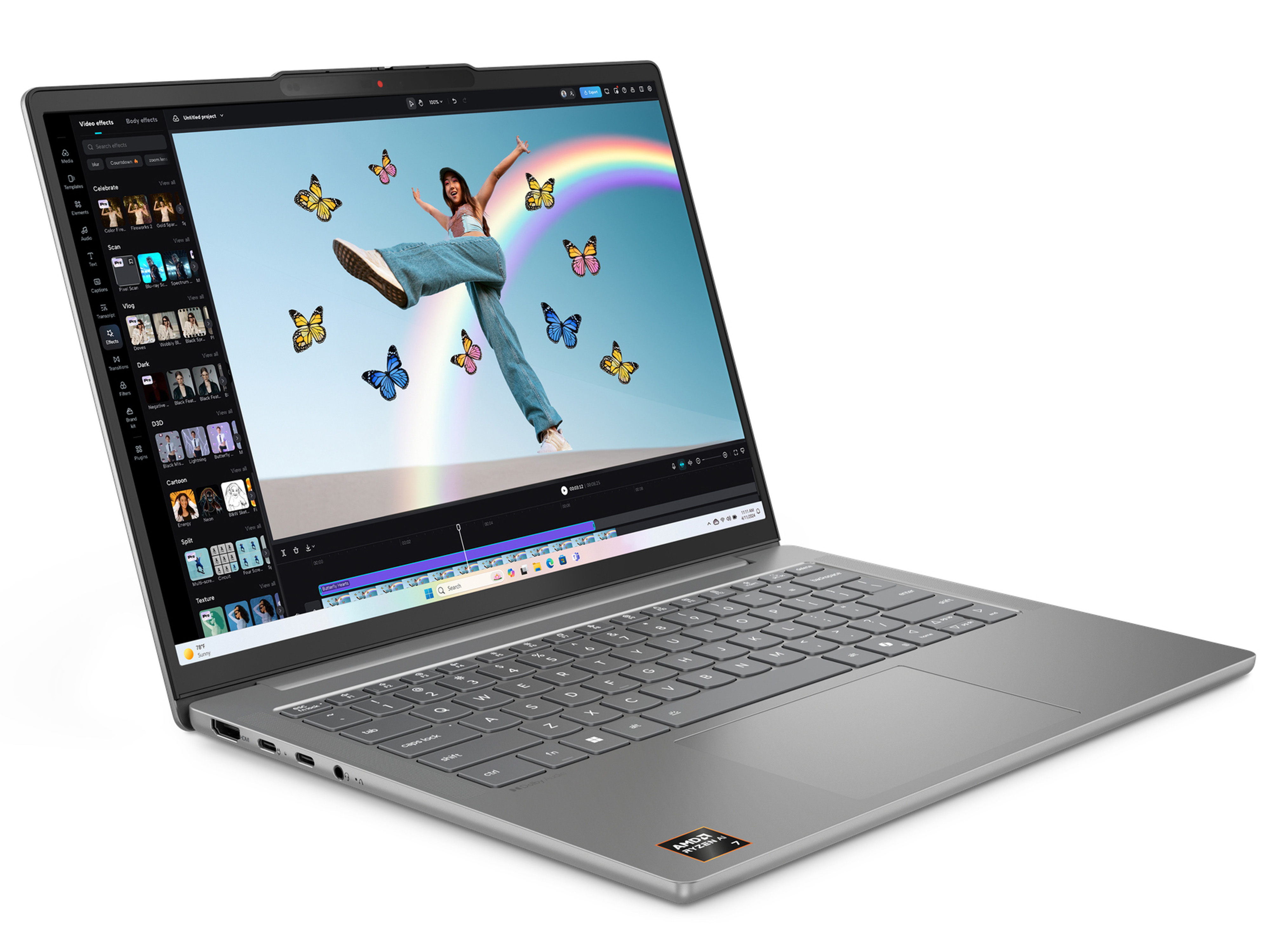 LENOVO Notebook IdeaPad Slim 5 14 83HV000HGE, 35,6cm (14"), WUXGA, AMD Ryzen™ 5 8645HS, 16GB DDR5, 512 GB SSD, Windows 11 Home LENOVO Notebook IdeaPad Slim 5 14 83HV000HGE, 35,6cm (14"), WUXGA, AMD Ryzen™ 5 8645HS, 16GB DDR5, 512 GB SSD, Windows 11 Home