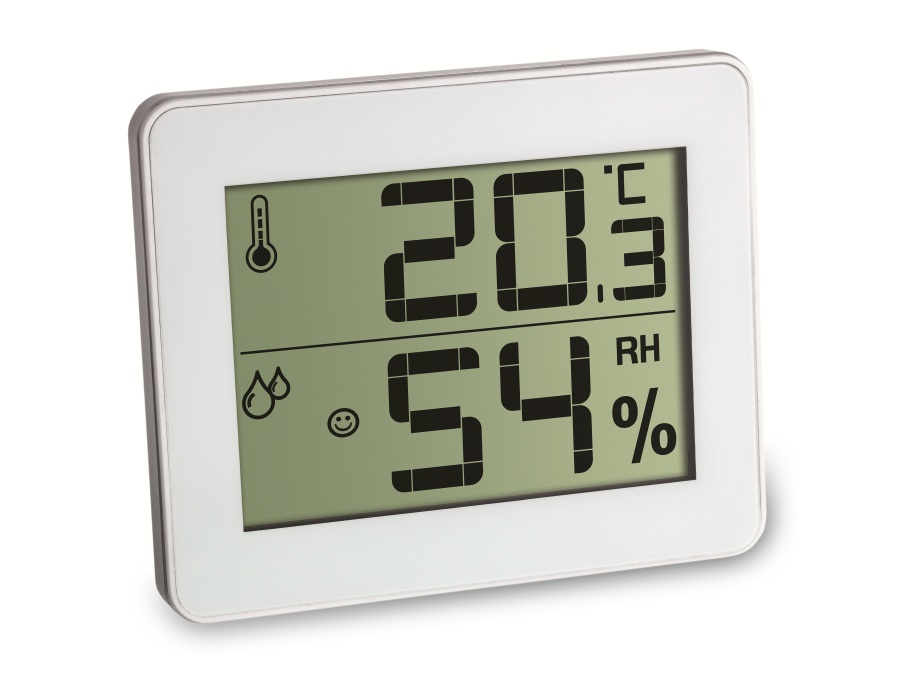 TFA Digitales Thermo-Hygrometer 30.5027.02, weiß TFA Digitales Thermo-Hygrometer 30.5027.02, weiß