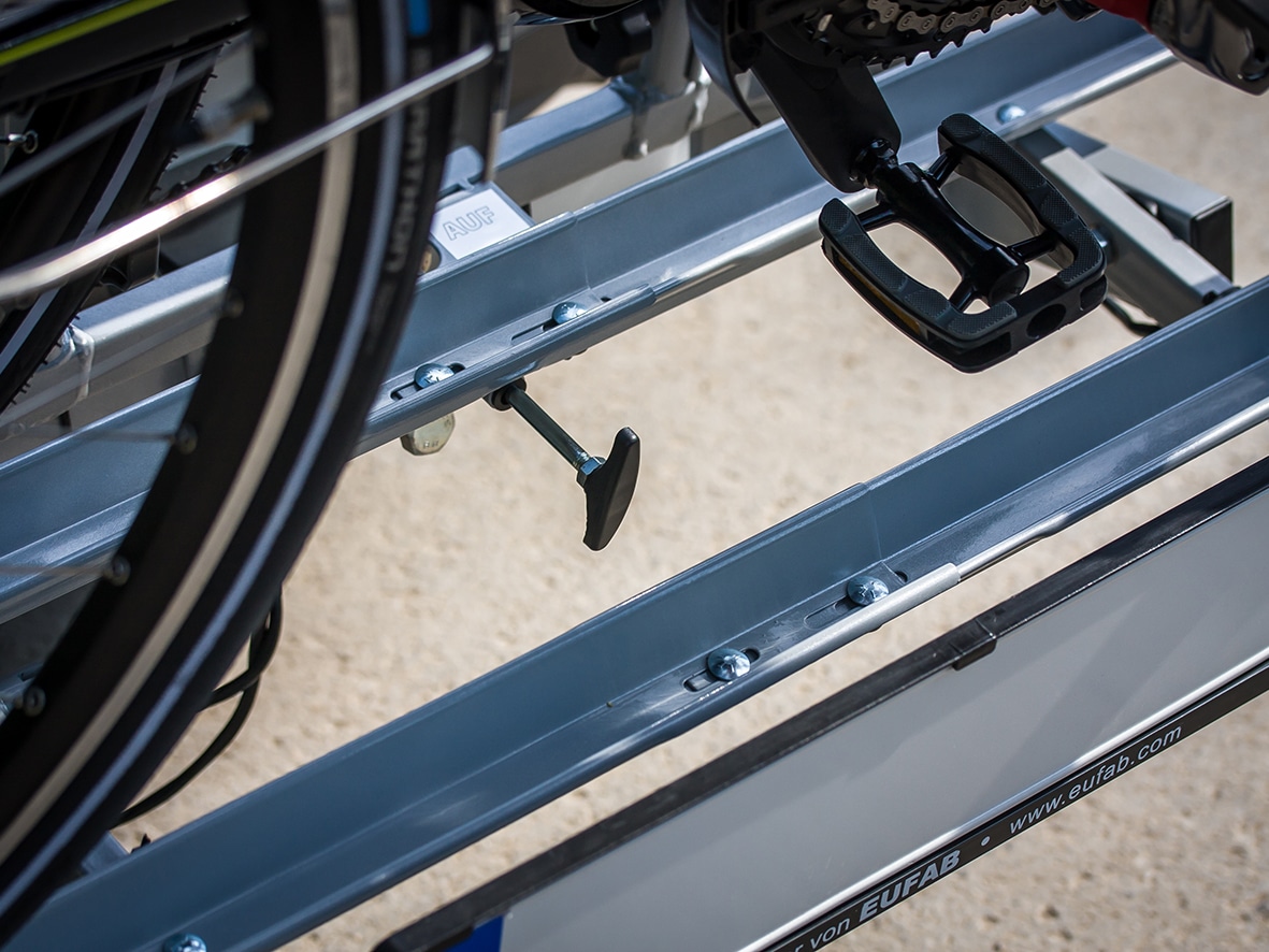 EUFAB Fahrradträger JAMO, für 2 Fahrräder, inkl. Erweiterung und Wandhalterung EUFAB Fahrradträger JAMO, für 2 Fahrräder, inkl. Erweiterung und Wandhalterung