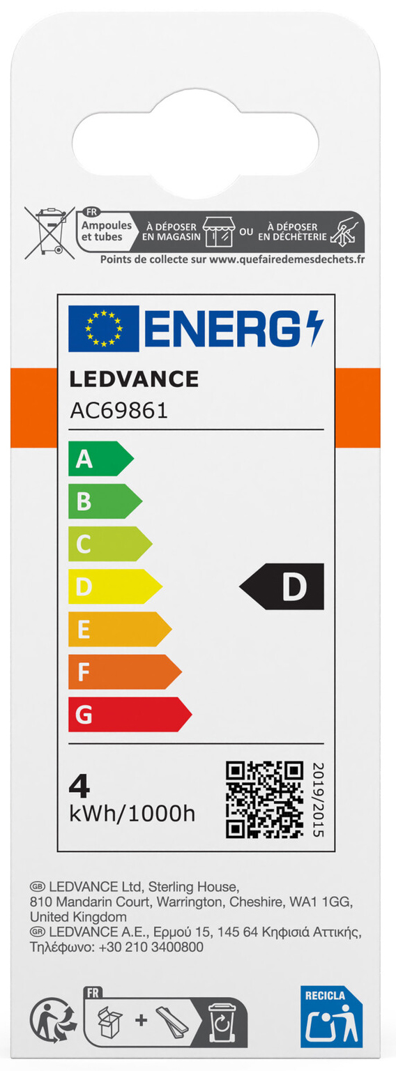OSRAM LED-Lampe SUPERSTAR, dimmbar, E14, 3,4 W, 2700 K, EEK: D, 470 lm, warmweiß