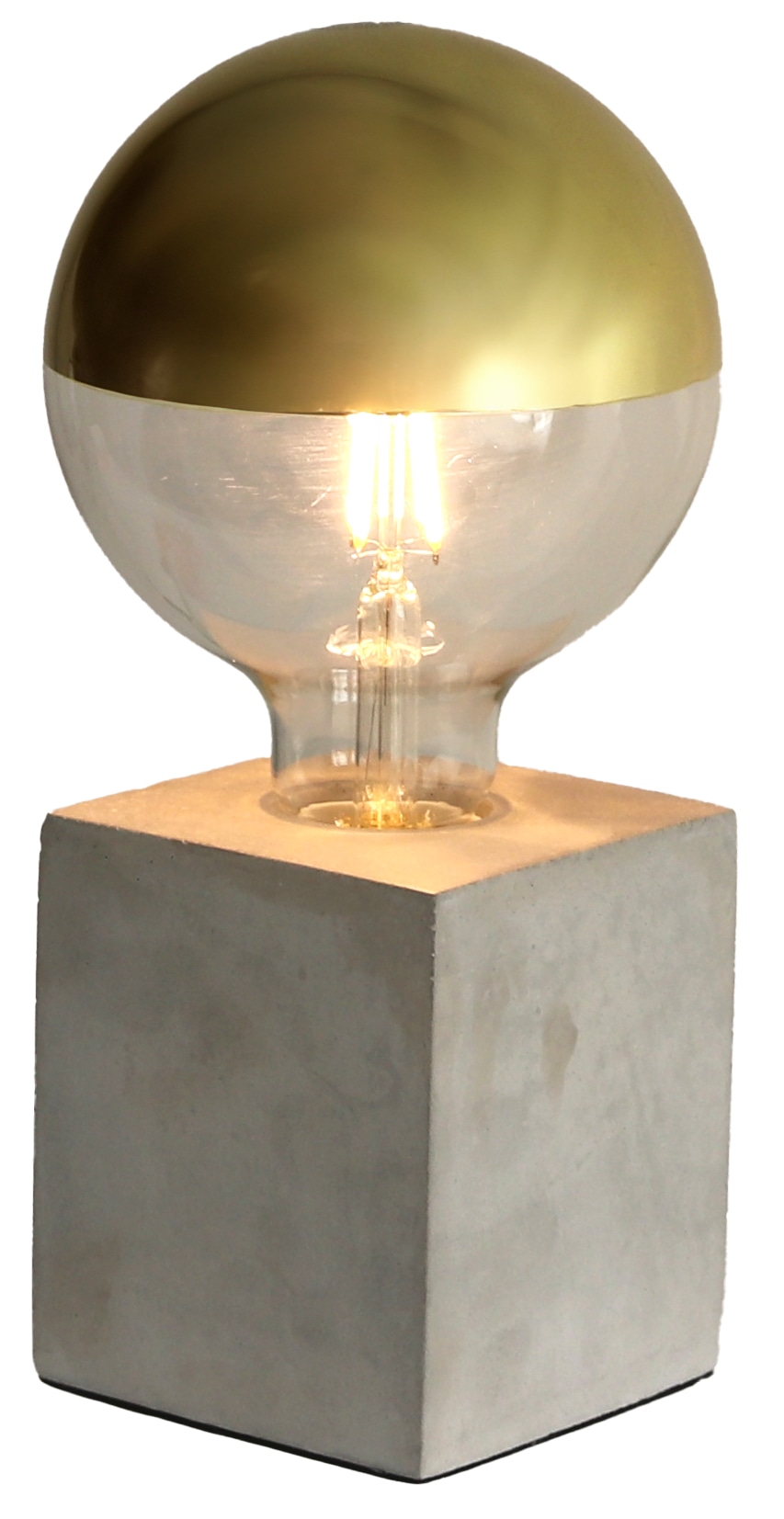 DAYLITE Tischleuchte aus Beton LT-1144, 230V, E27, IP20, Quaderform DAYLITE Tischleuchte aus Beton LT-1144, 230V, E27, IP20, Quaderform
