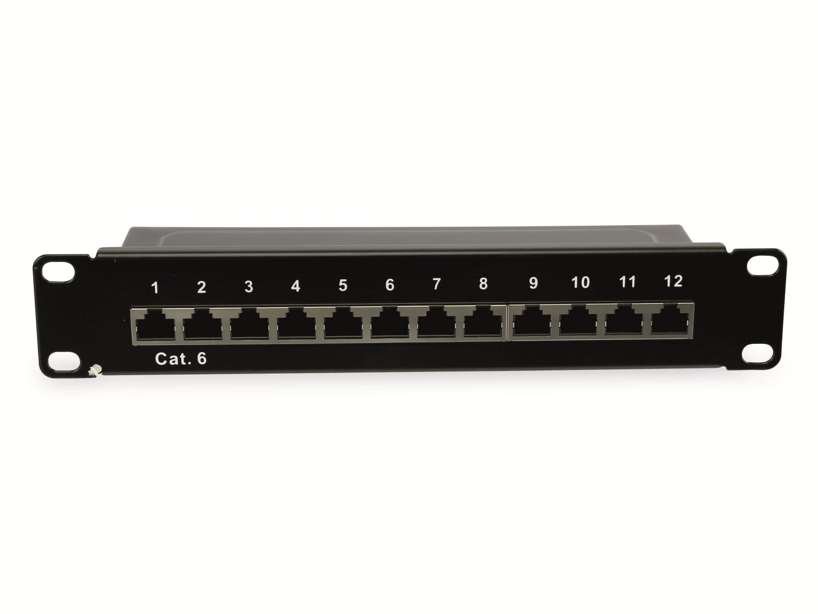 RED4POWER CAT.6 Patchpanel R4-N105S, 12-fach, 10", schwarz RED4POWER CAT.6 Patchpanel R4-N105S, 12-fach, 10", schwarz