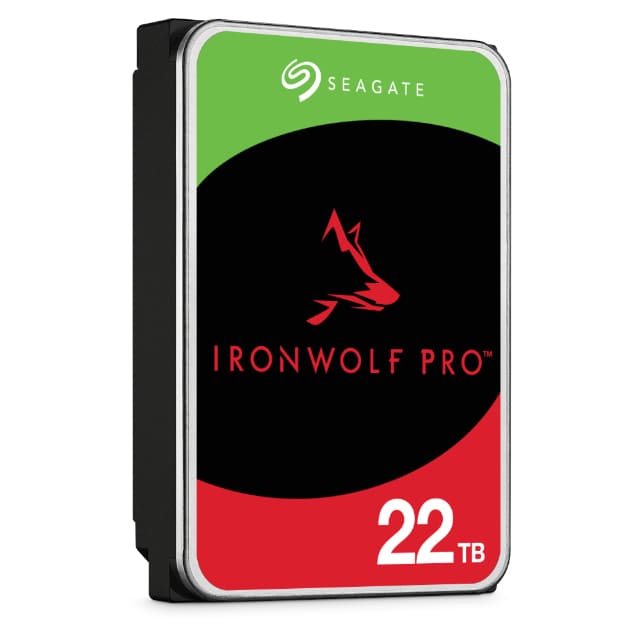 SEAGATE HDD Festplatte IronWolf Pro, 22 TB, 8,9 cm (3,5"), SATA3, 7200 RPM, 512 MB
