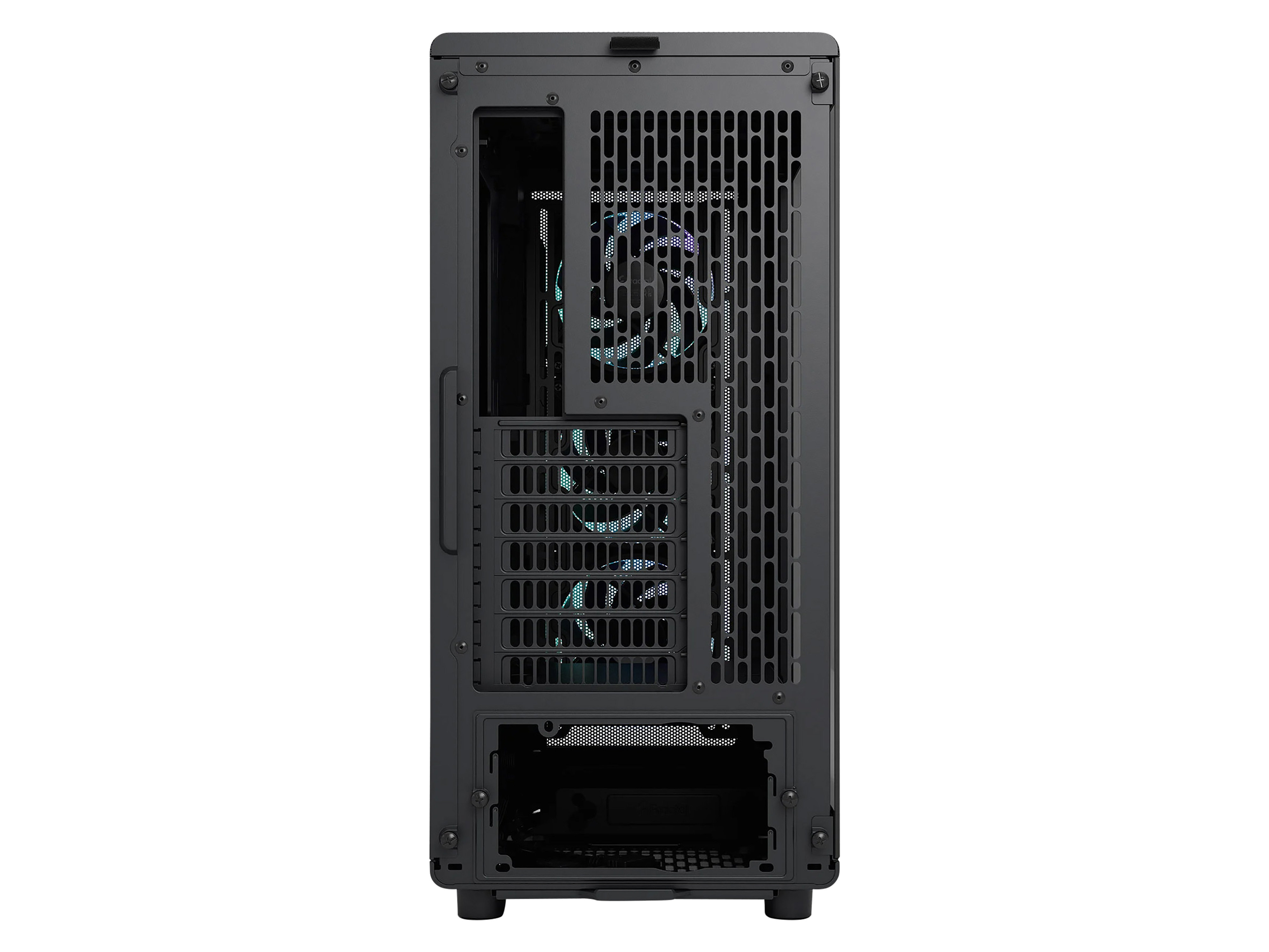 FRACTAL Midi Tower Design Epoch Black TG RGB Light