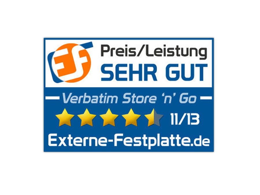 VERBATIM Externe USB 3.0 Festplatte Store 'n' Go, 1 TB, silber VERBATIM Externe USB 3.0 Festplatte Store 'n' Go, 1 TB, silber