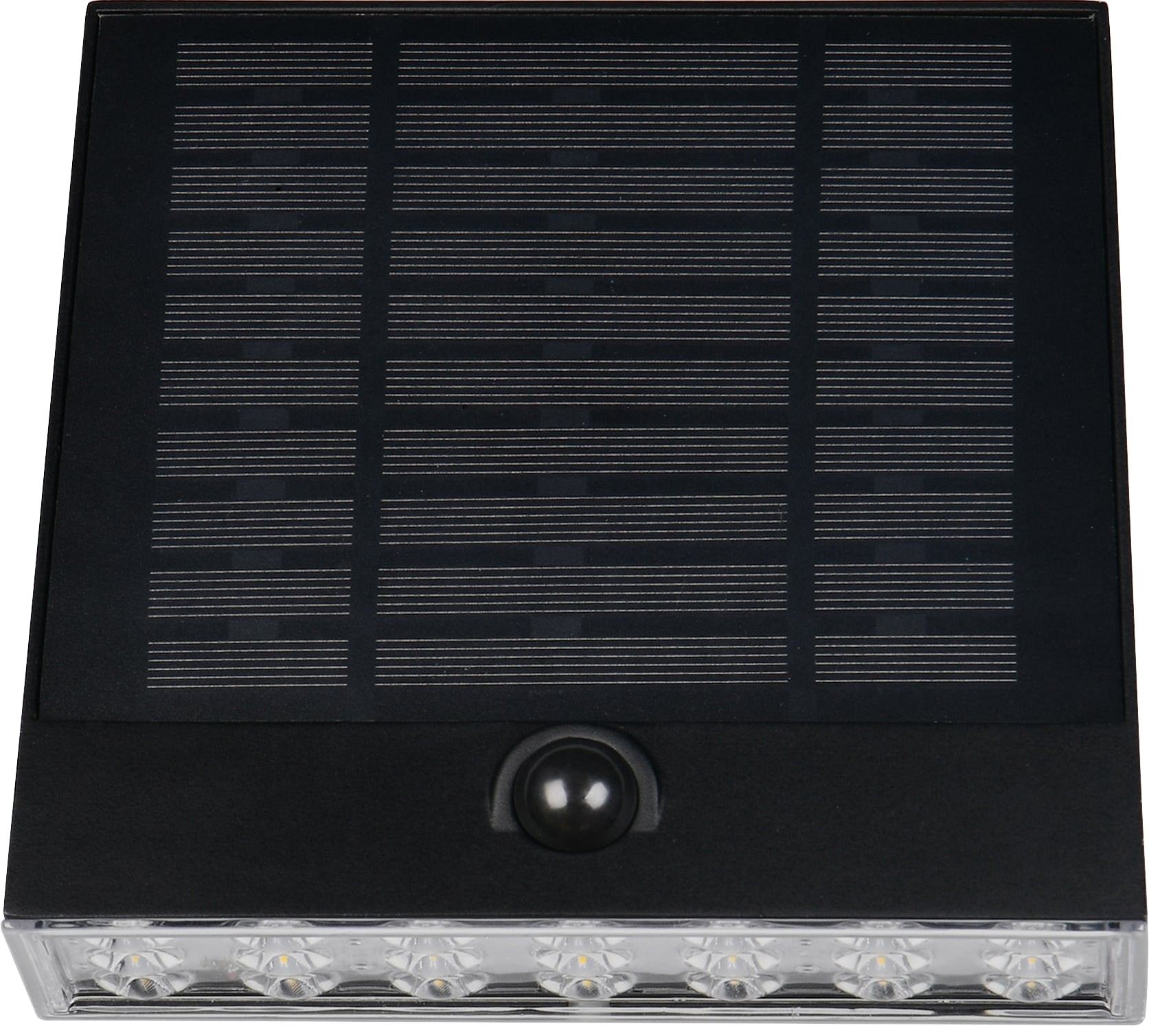 REALITY Solar LED-Wandleuchte ALVORADA, R23326102, 6 W, 600lm, 4000K, schwarz