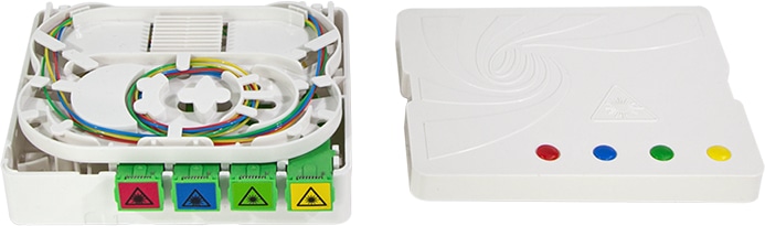 LOGILINK FTTH-Anschlussbox FB4SC40, 4x SC/APC, mit 40 m Verlegekabel LOGILINK FTTH-Anschlussbox FB4SC40, 4x SC/APC, mit 40 m Verlegekabel