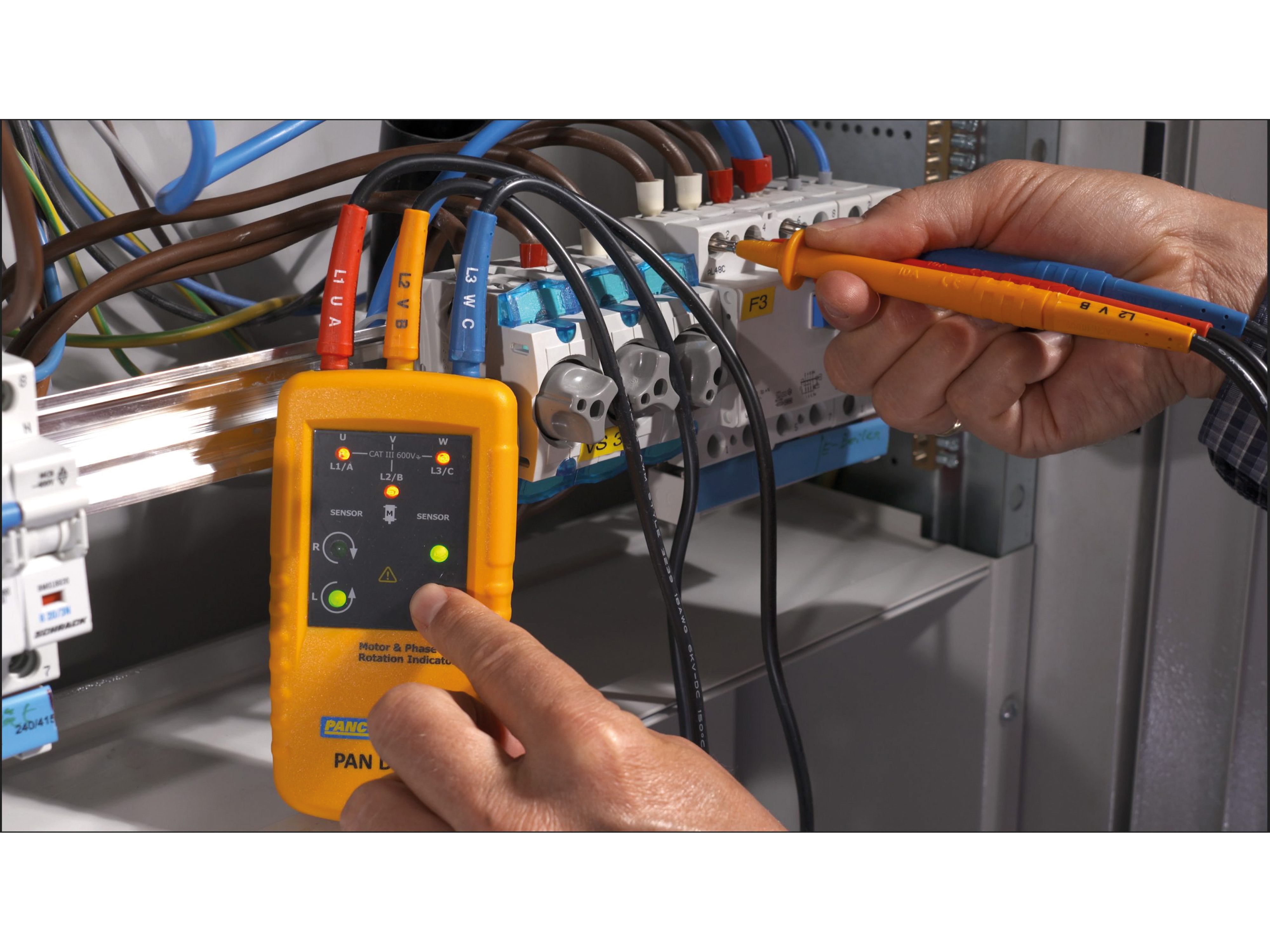 PANCONTROL Drehfeld- und Motor-Drehrichtungsanzeiger PAN DFA3