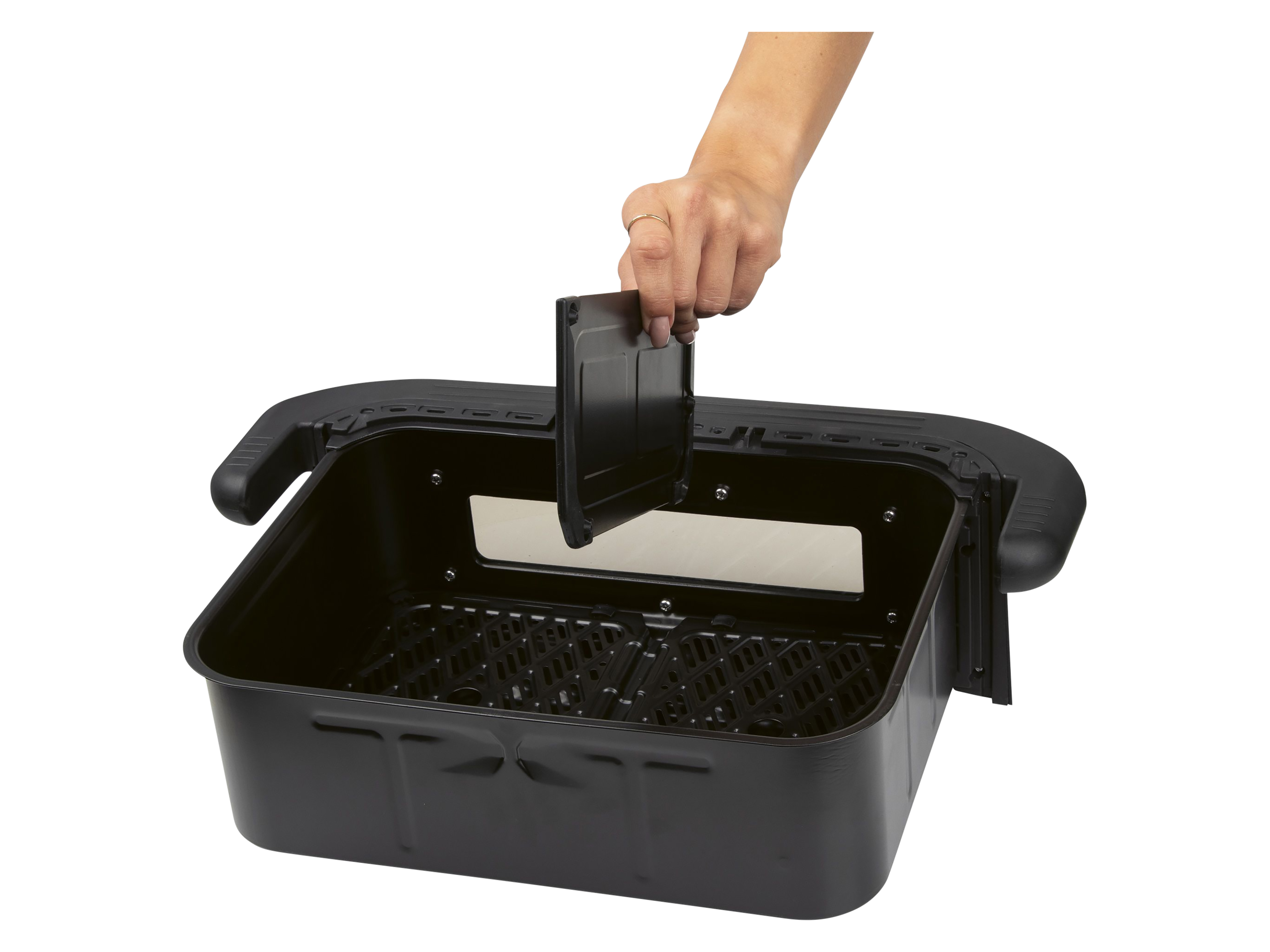 PROFICOOK Heißluftfritteuse XXL PC-FR 1313 H, 10L, 2 Kammern, 2400W
