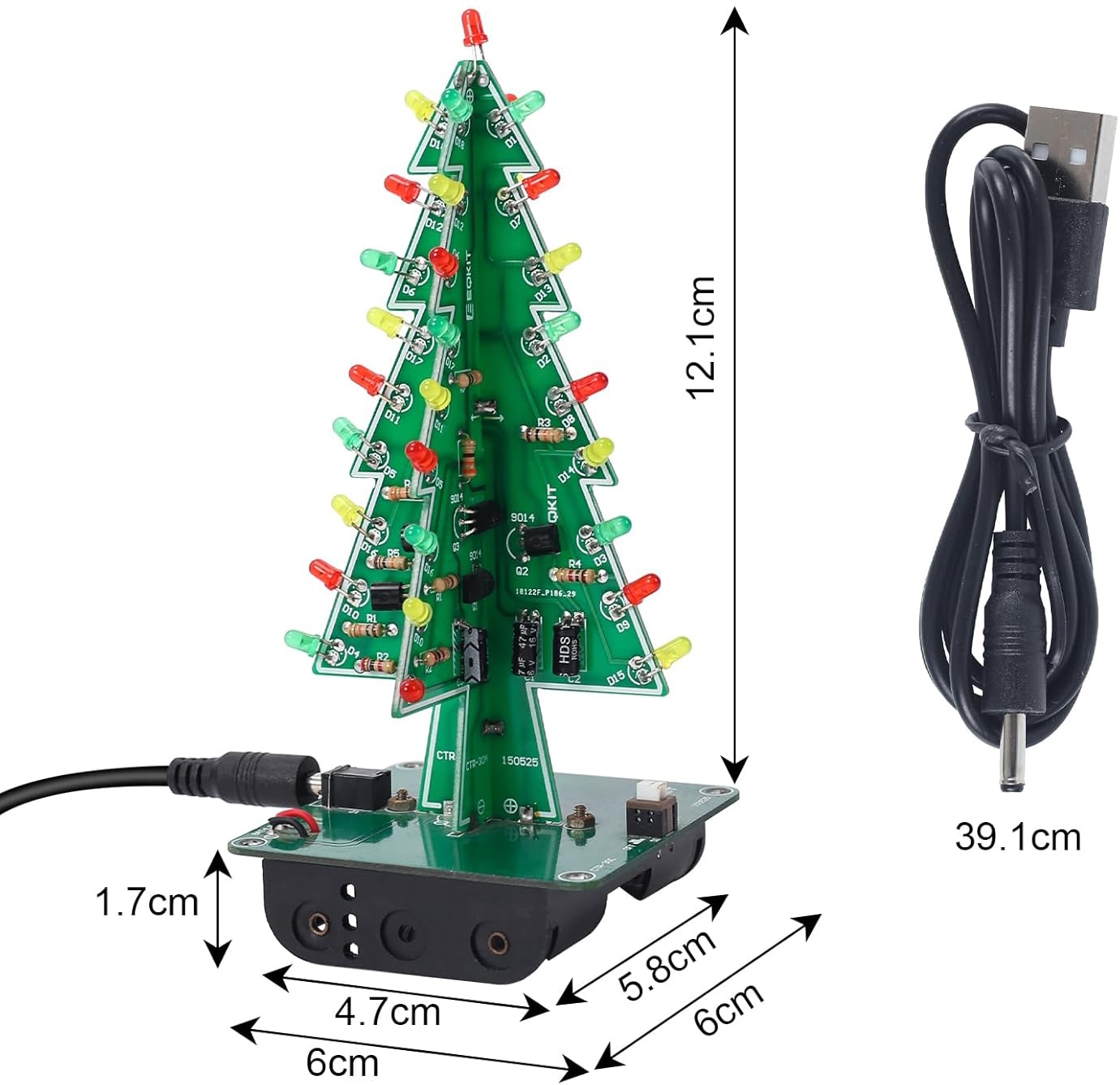 KEYESTUDIO Lötbausatz LED-Tannenbaum