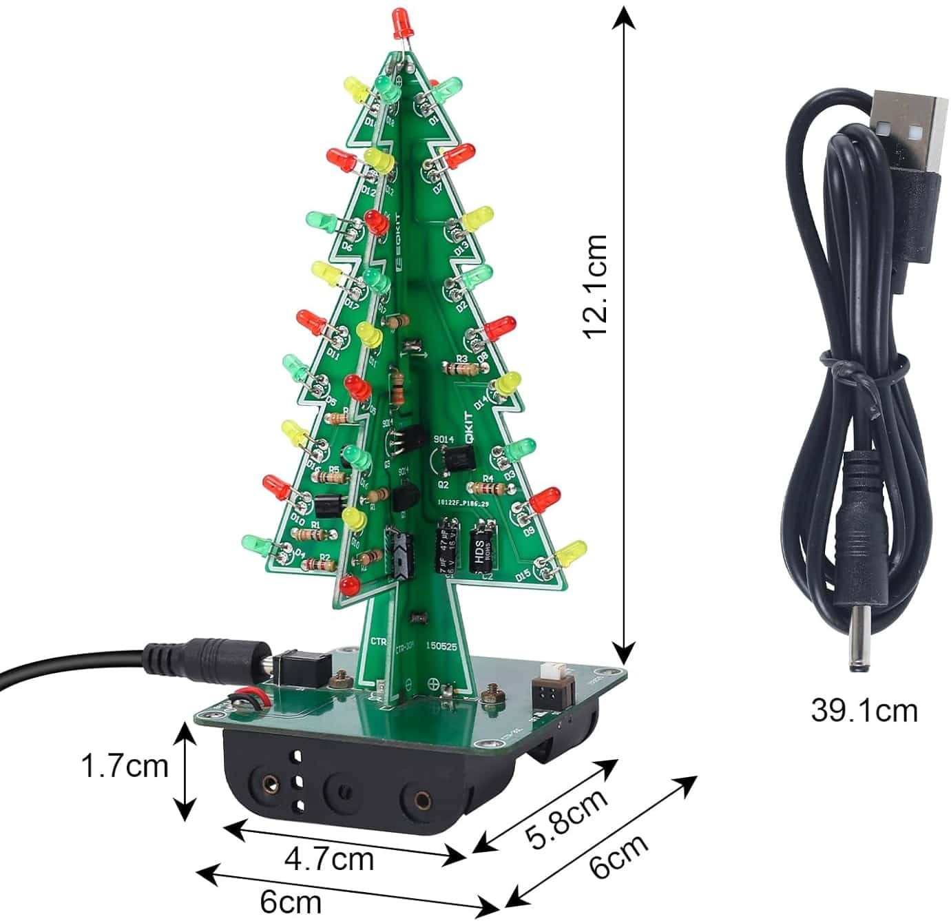 KEYESTUDIO Lötbausatz LED-Tannenbaum