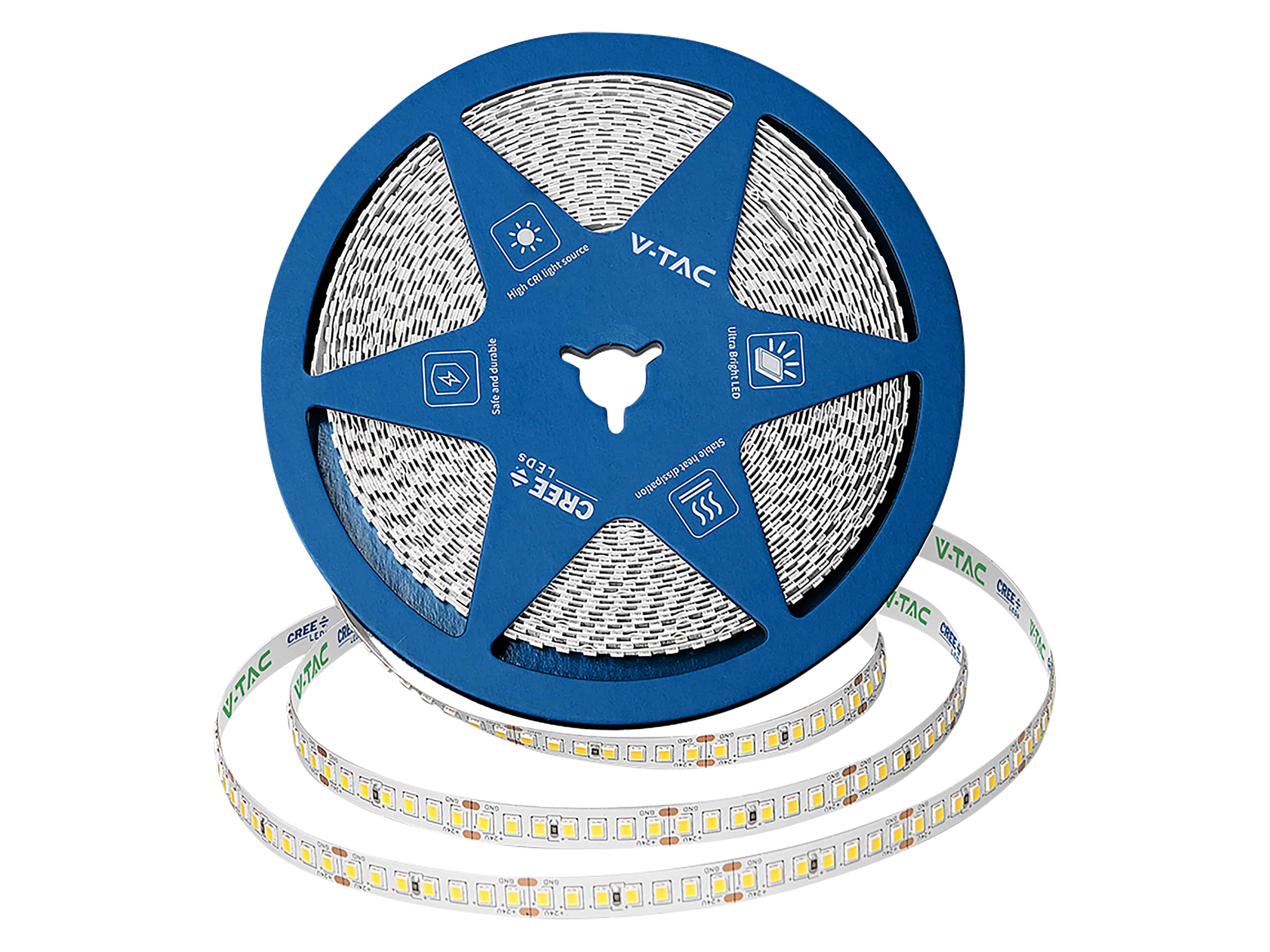 V-TAC LED-Stripe VT-2125986, 120W, EEK: E, 14400lm, 6500K, 120°, 24V, 10m