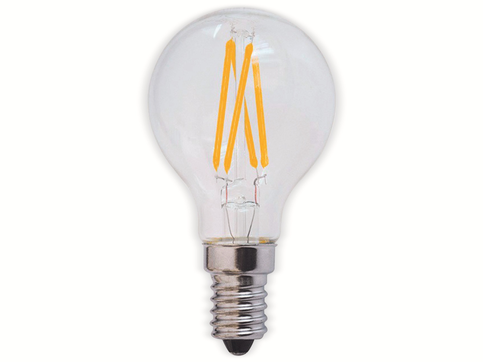 OPTONICA LED-Lampe 1479 Fil, E14, G45, EEK F, 4 W, 400 lm, 2700 K