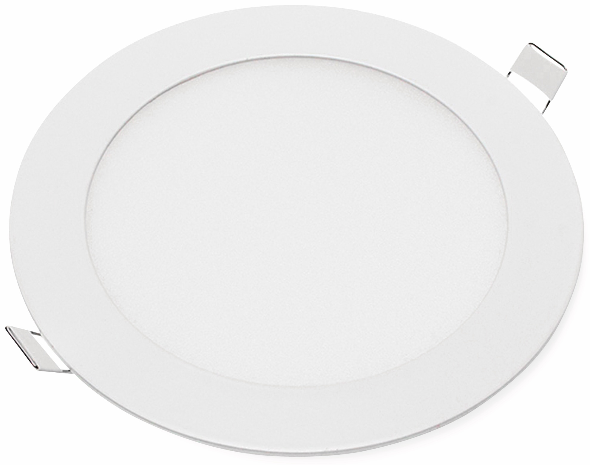 Optonica LED-Einbauleuchte 2605 12 W, 1000 lm, 4200K, rund, 95 RA, weiß
