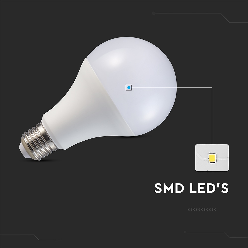 V-TAC LED-Lampe, VT-22022, EEK: E, E27, 20 W, 2452 lm, 3000 K