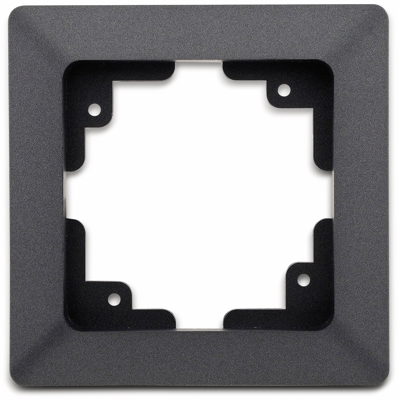 MILOS Abdeckrahmen 23051, 1-fach, Innenmaß 55x55 mm, anthrazit MILOS Abdeckrahmen 23051, 1-fach, Innenmaß 55x55 mm, anthrazit