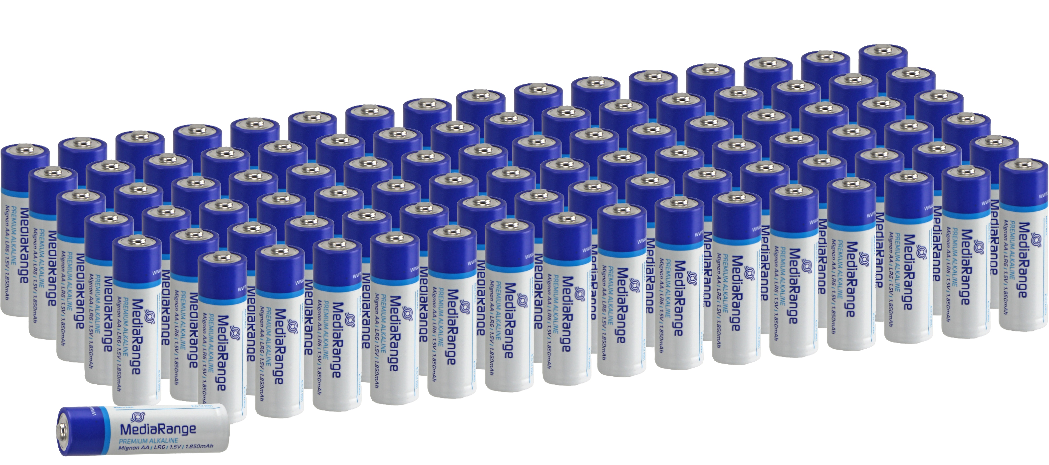 MEDIARANGE Alkaline Batterien MRBAT106, Mignon AA, 96er Pack MEDIARANGE Alkaline Batterien MRBAT106, Mignon AA, 96er Pack