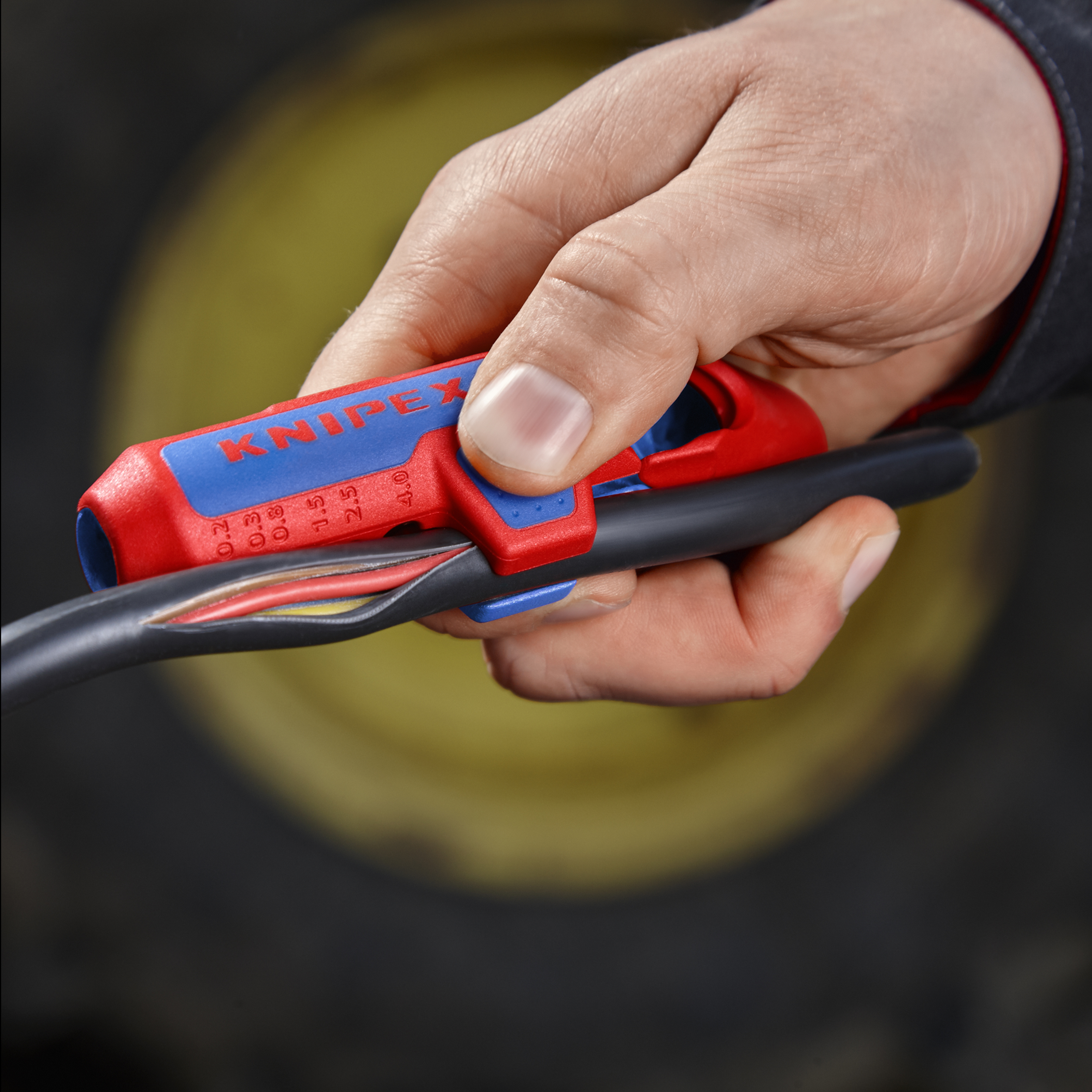 KNIPEX Abmantelungswerkzeug ErgoStrip PV, 16 95 03 SB