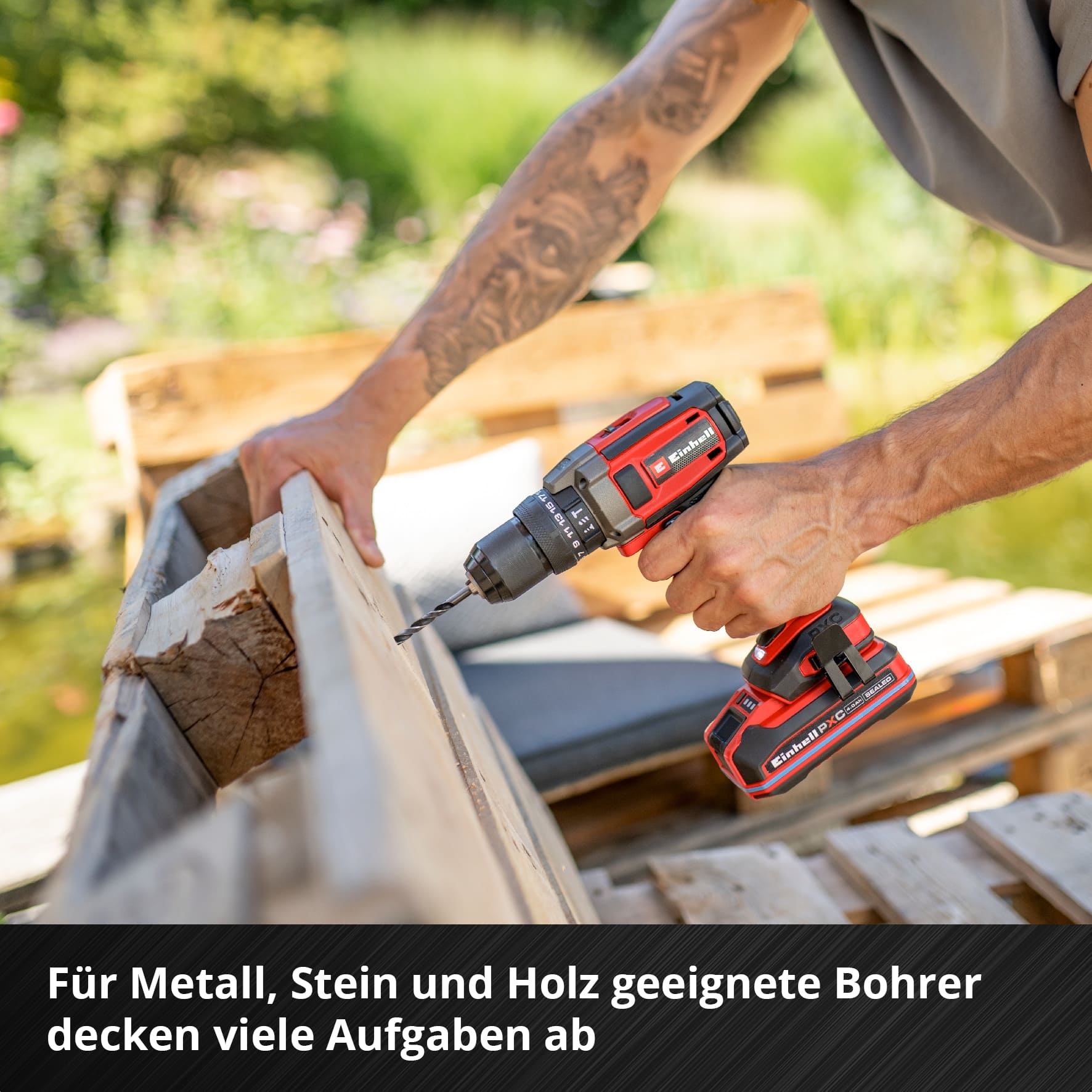EINHELL Werkzeugkoffer Renovierung, 370517, E-Case, 78-teilig