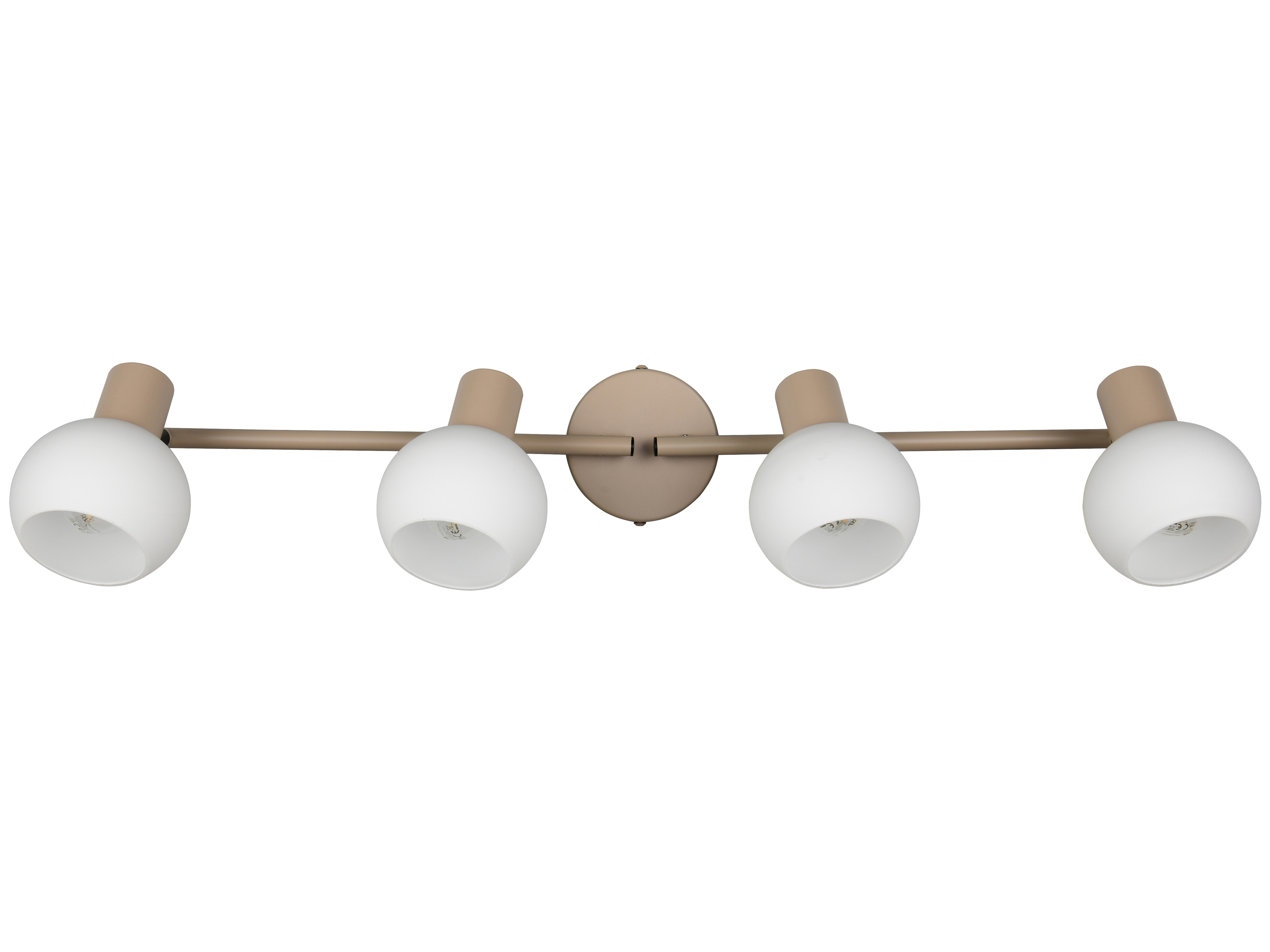 REALITY Deckenleuchte 4 flg. Boba R86374043, E14, ohne LM, IP20, beige