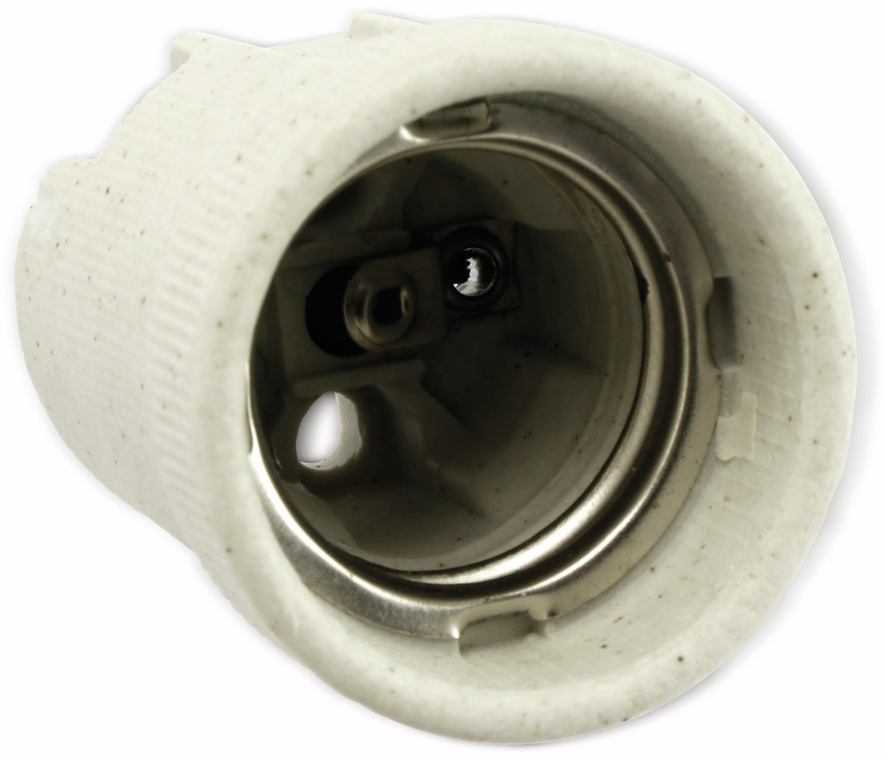 Lampenfassung E27, Keramik Schraubbefestigung Lampenfassung E27, Keramik Schraubbefestigung