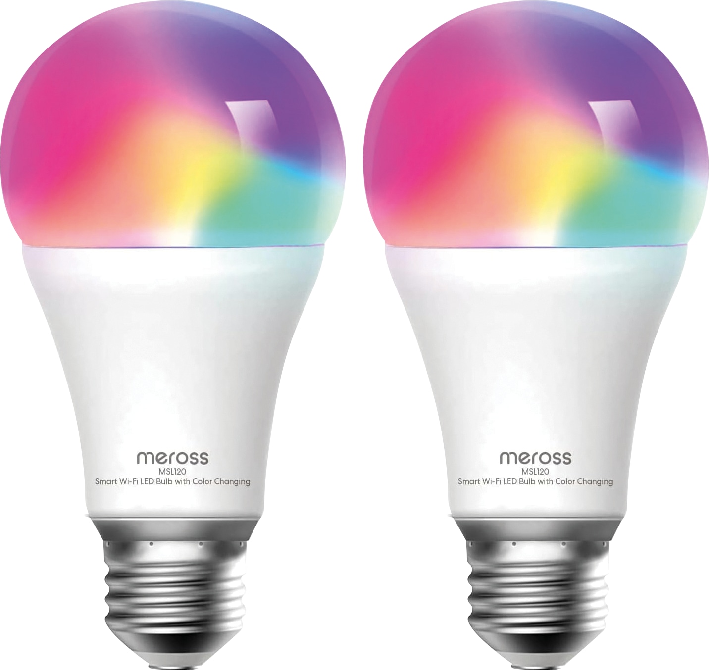 MEROSS WLAN LED-Lampe, MSL120, 2 Stück MEROSS WLAN LED-Lampe, MSL120, 2 Stück