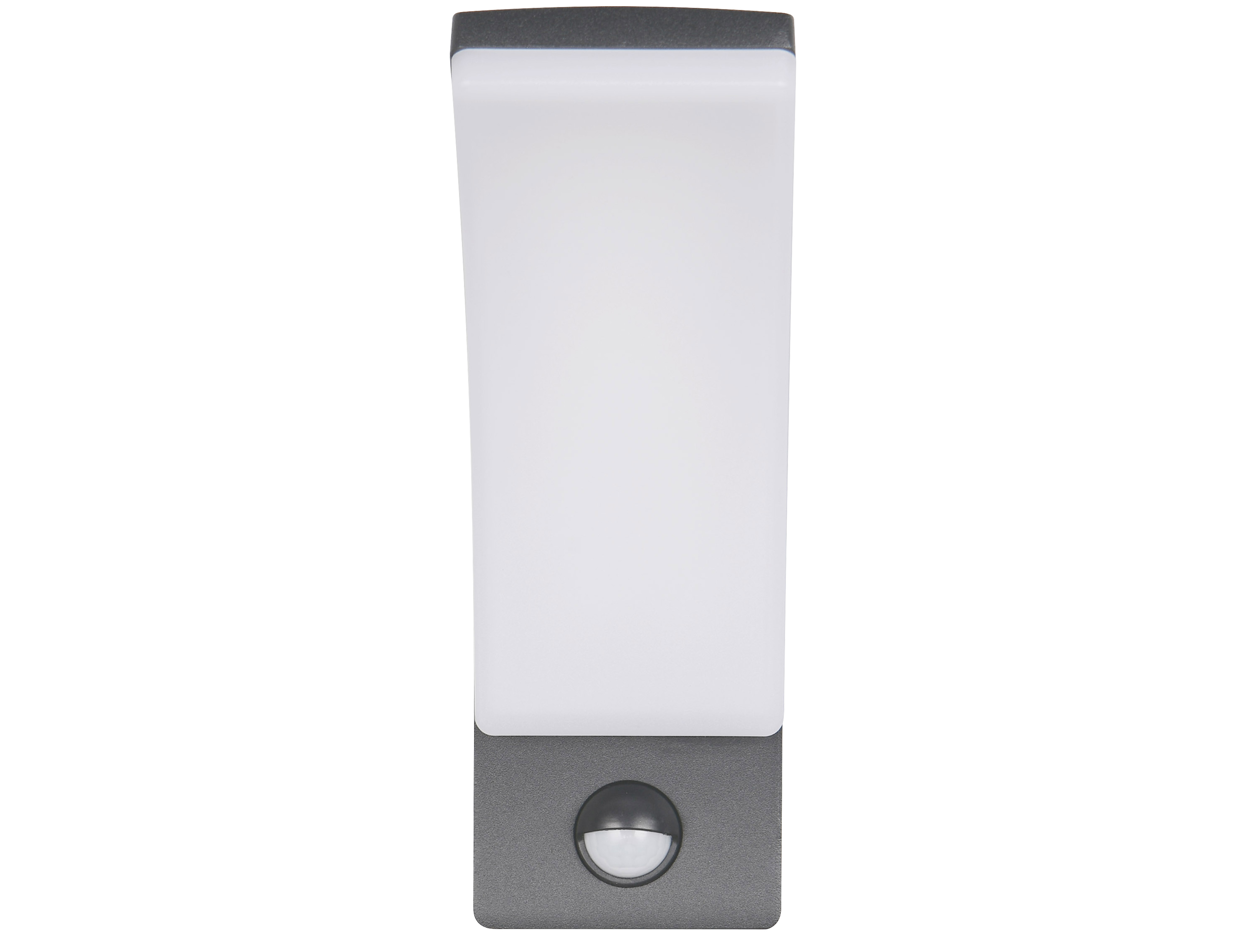 REALITY LED-Wandleuchte Beja R23359142, mit Bewegungssensor, 12,5W, 4000K, 1650lm, neutalweiß, IP44, Anthrazit