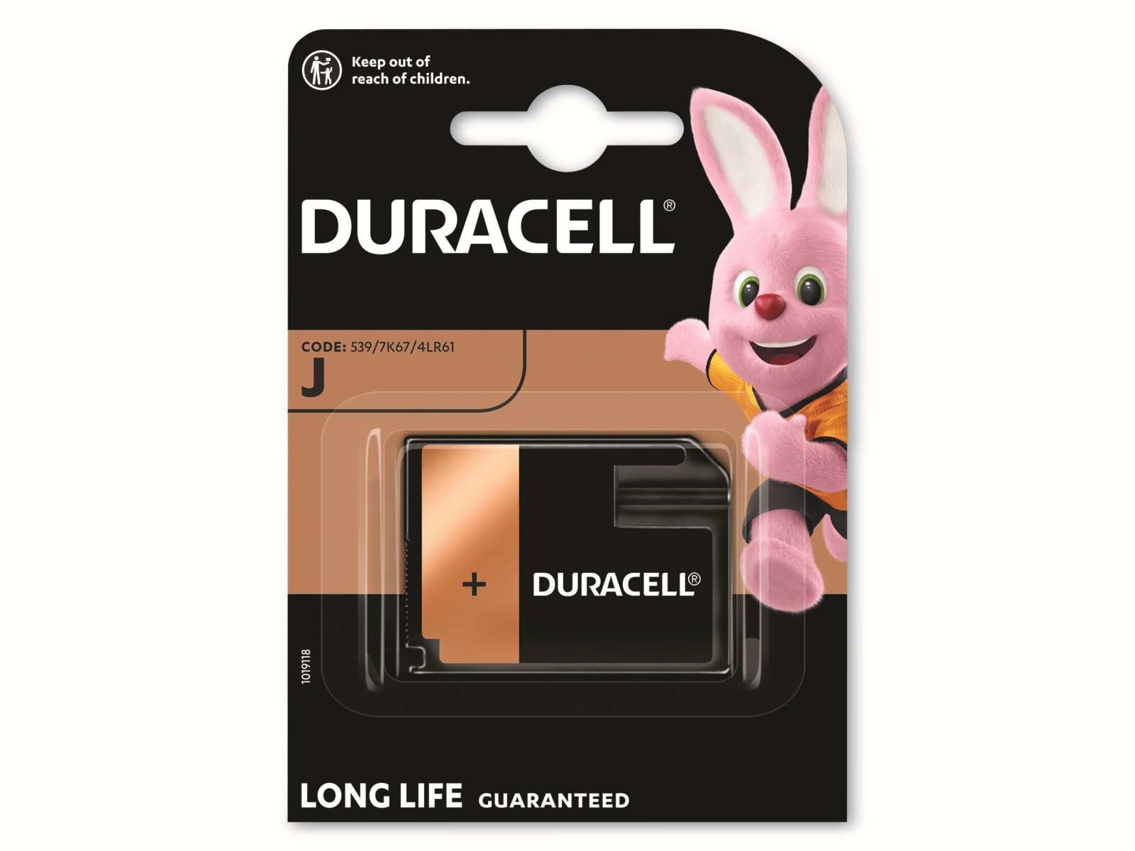 DURACELL Alkaline-Batterie 4LR61, 6V, Electronics