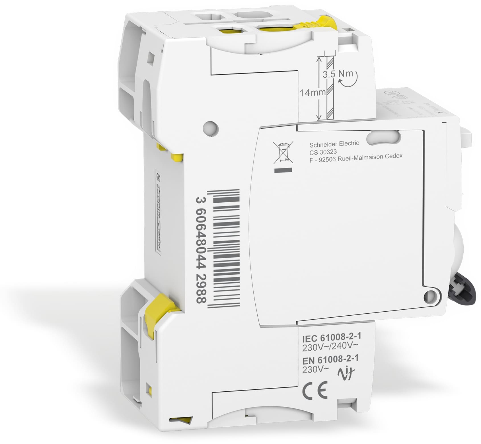 SCHNEIDER ELECTRIC Fehlerstrom-Schutzschalter A9Z21225, 25A SCHNEIDER ELECTRIC Fehlerstrom-Schutzschalter A9Z21225, 25A