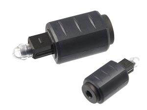 LOGILINK Toslink-Adapter CA1016, Toslink auf 3,5 mm Mini Toslink, schwarz