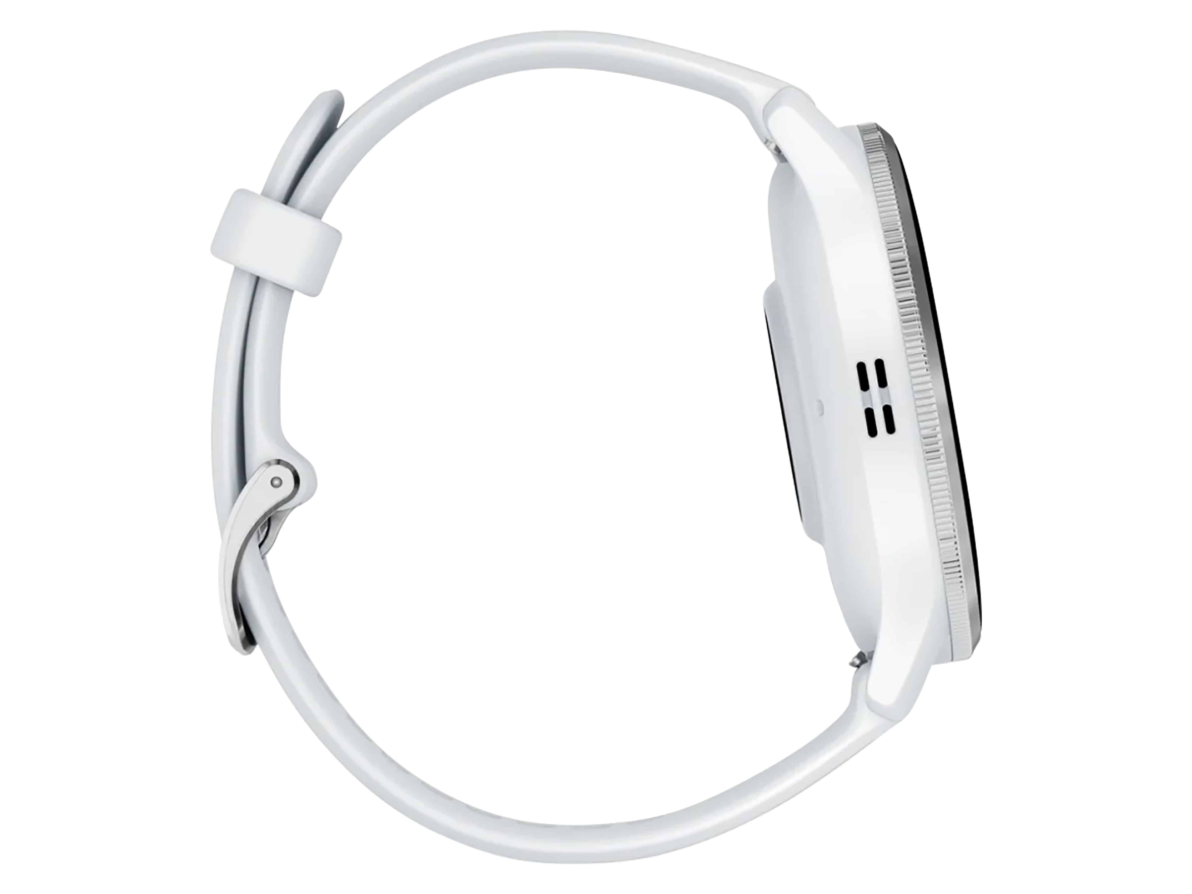 GARMIN Smartwatch Venu 3 steinweiss/silber Silikon