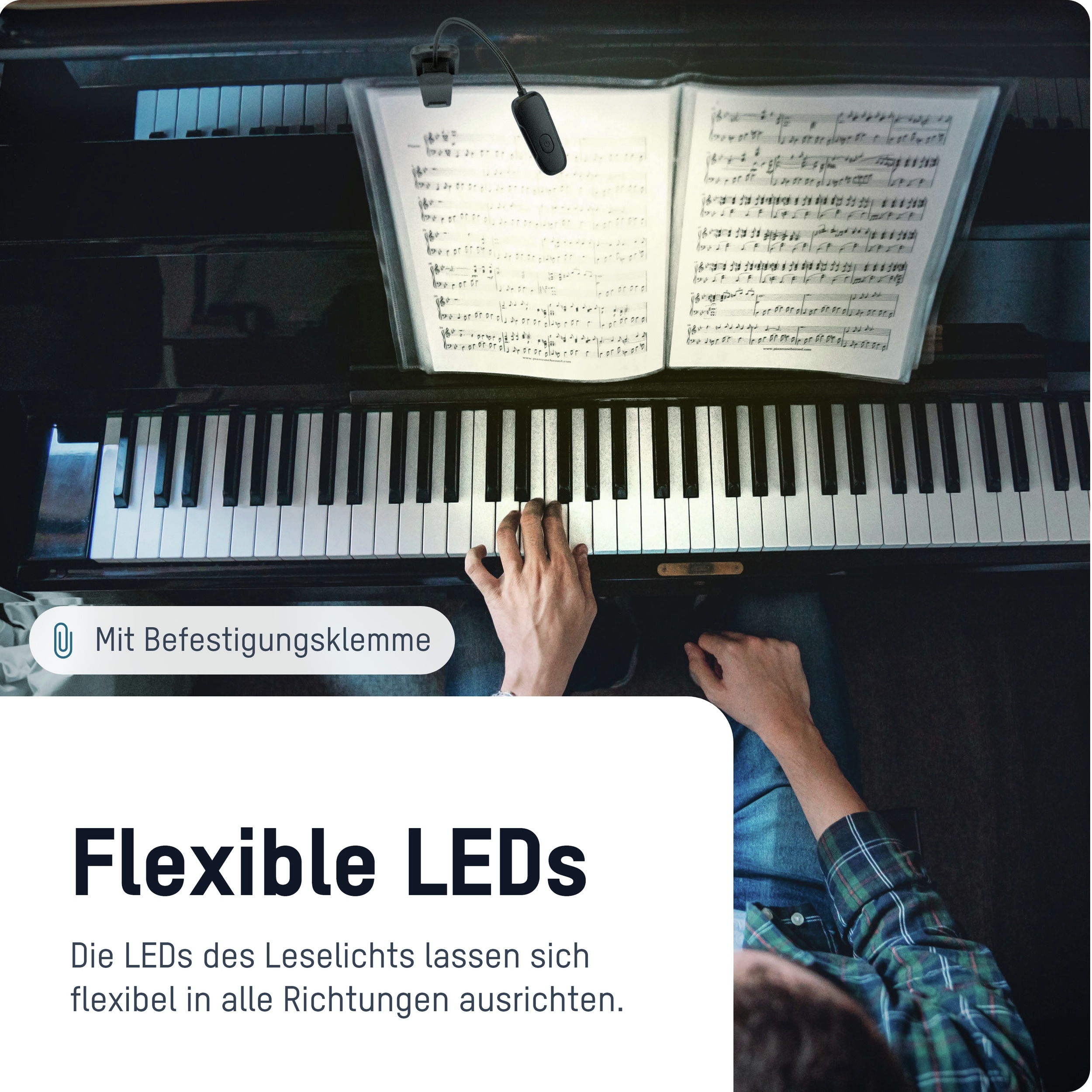 ANSMANN LED-Klemmleuchte, 1600-0531, wiederaufladbar, schwarz ANSMANN LED-Klemmleuchte, 1600-0531, wiederaufladbar, schwarz