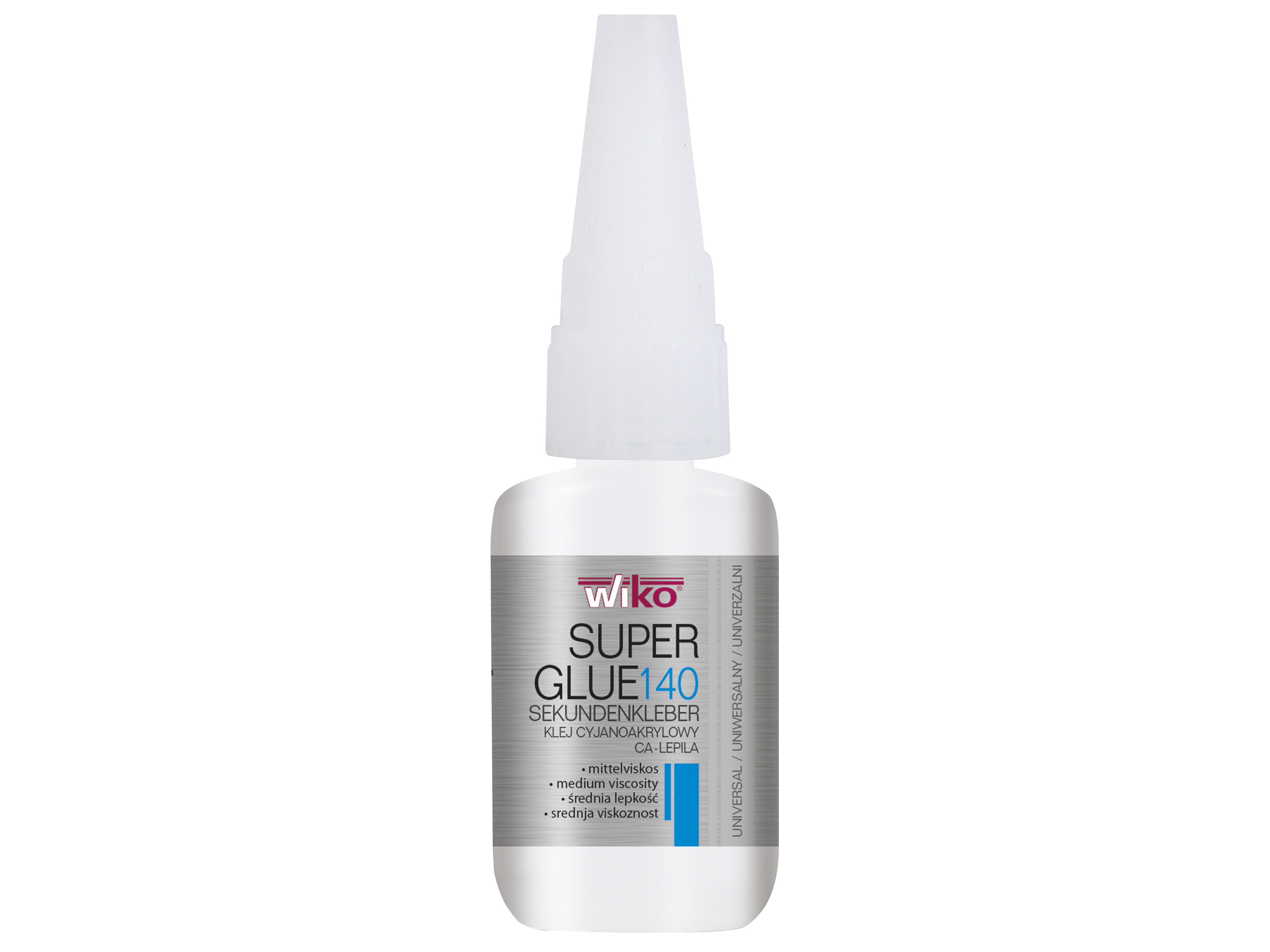 WIKO Sekundenkleber SuperGlue 140, 20 ml