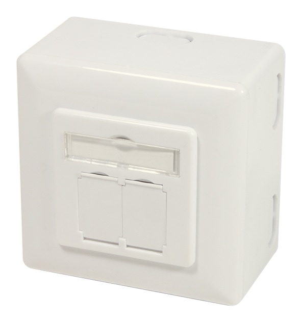 LOGILINK CAT.6 Anschlussdose NP0006A, 2x RJ45, UP+AP LOGILINK CAT.6 Anschlussdose NP0006A, 2x RJ45, UP+AP
