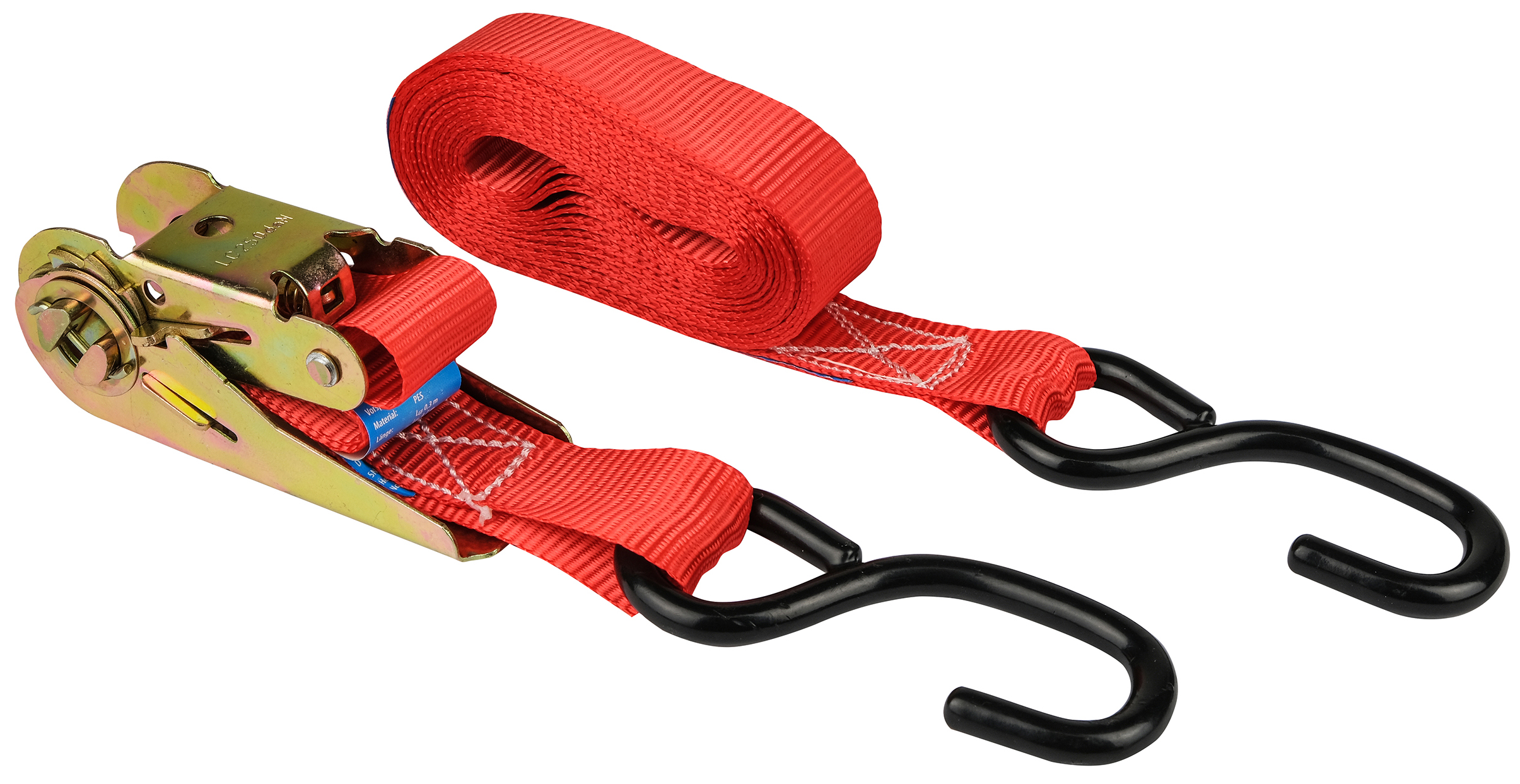 LAS Spanngurt 10317, 500x2,5 cm, mit Ratsche, nach EN 12195-2:2000 LAS Spanngurt 10317, 500x2,5 cm, mit Ratsche, nach EN 12195-2:2000