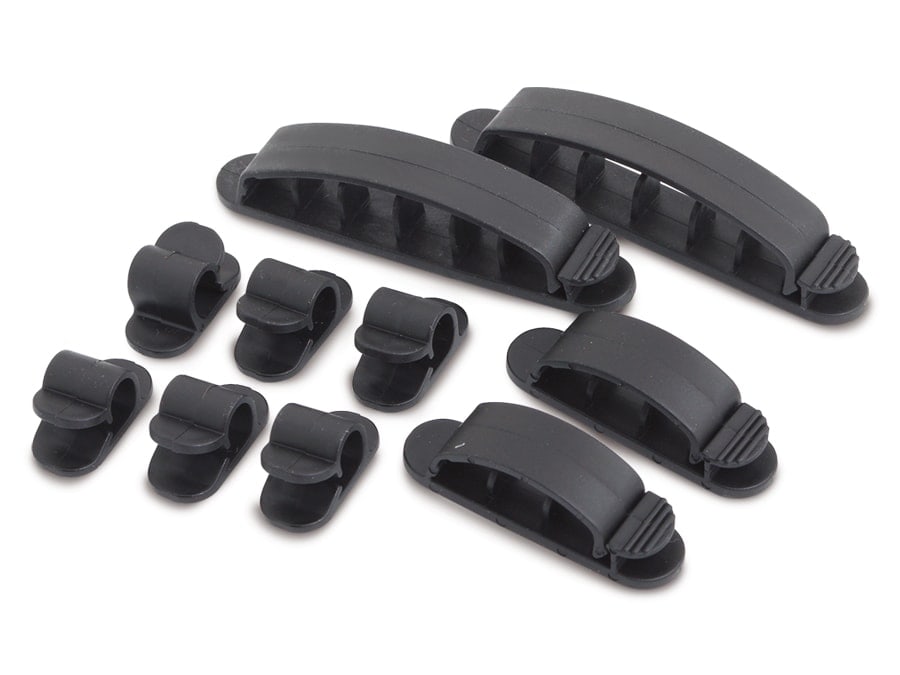 LOGILINK Kabel-Manager-Set, 10-teilig, schwarz LOGILINK Kabel-Manager-Set, 10-teilig, schwarz