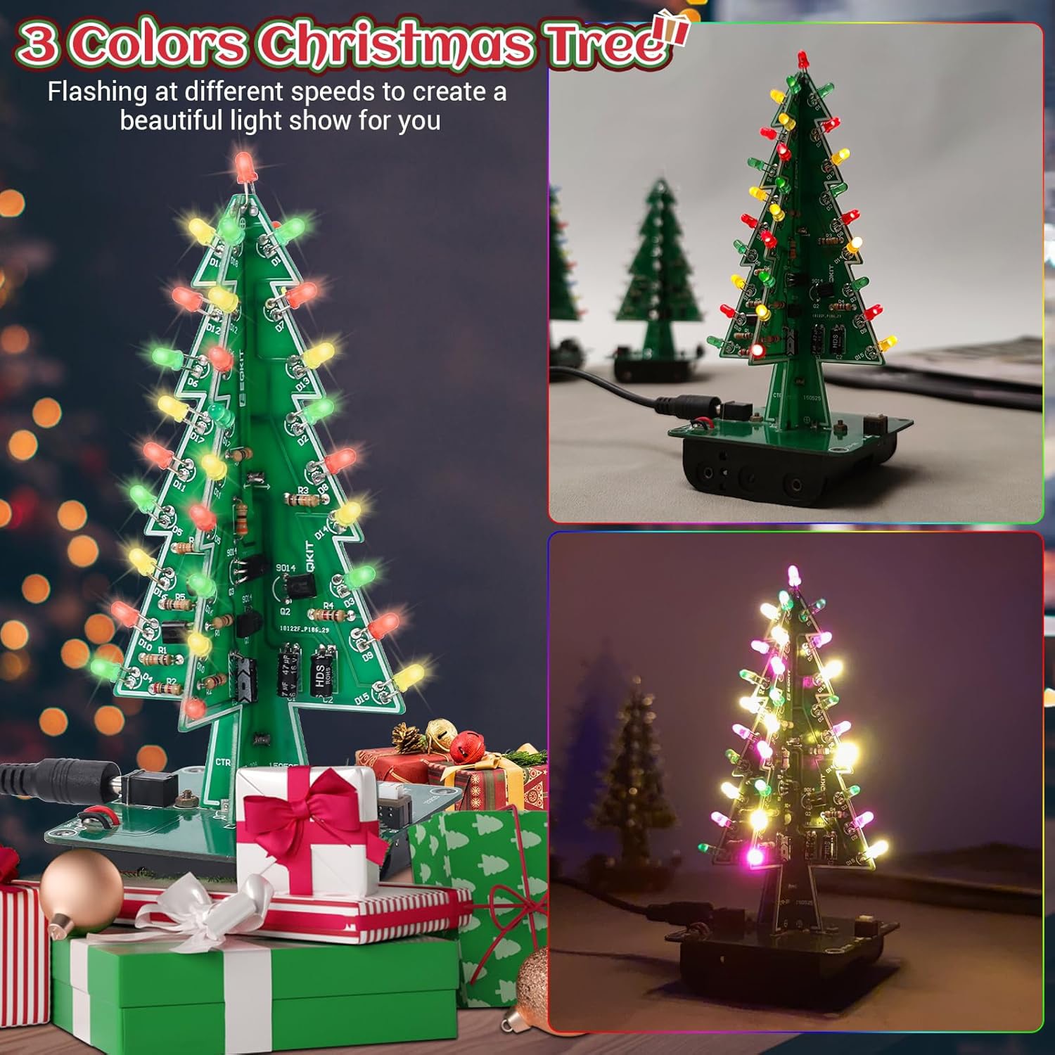 KEYESTUDIO Lötbausatz LED-Tannenbaum