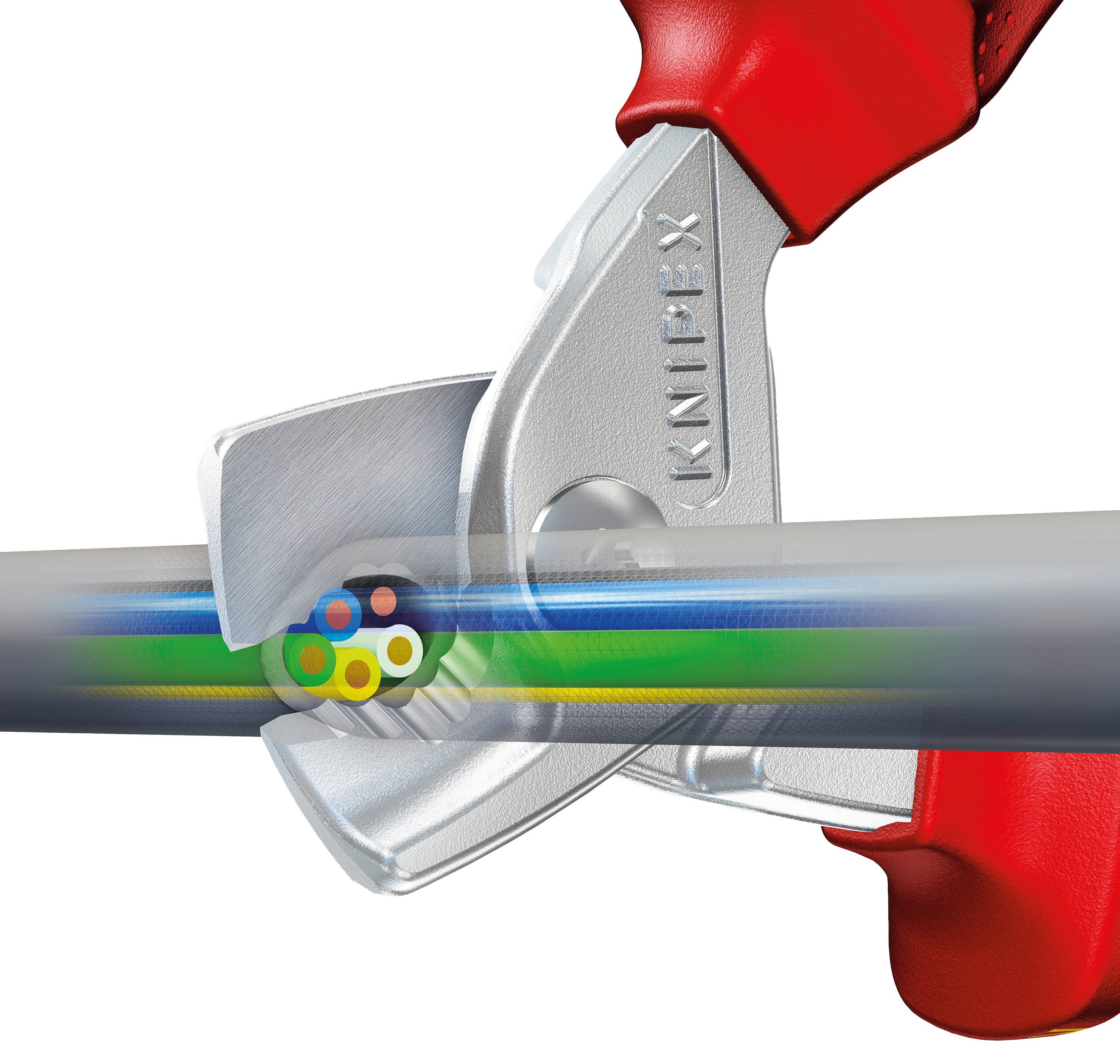 KNIPEX Kabelschere StepCut, 95 16 160, 160 mm