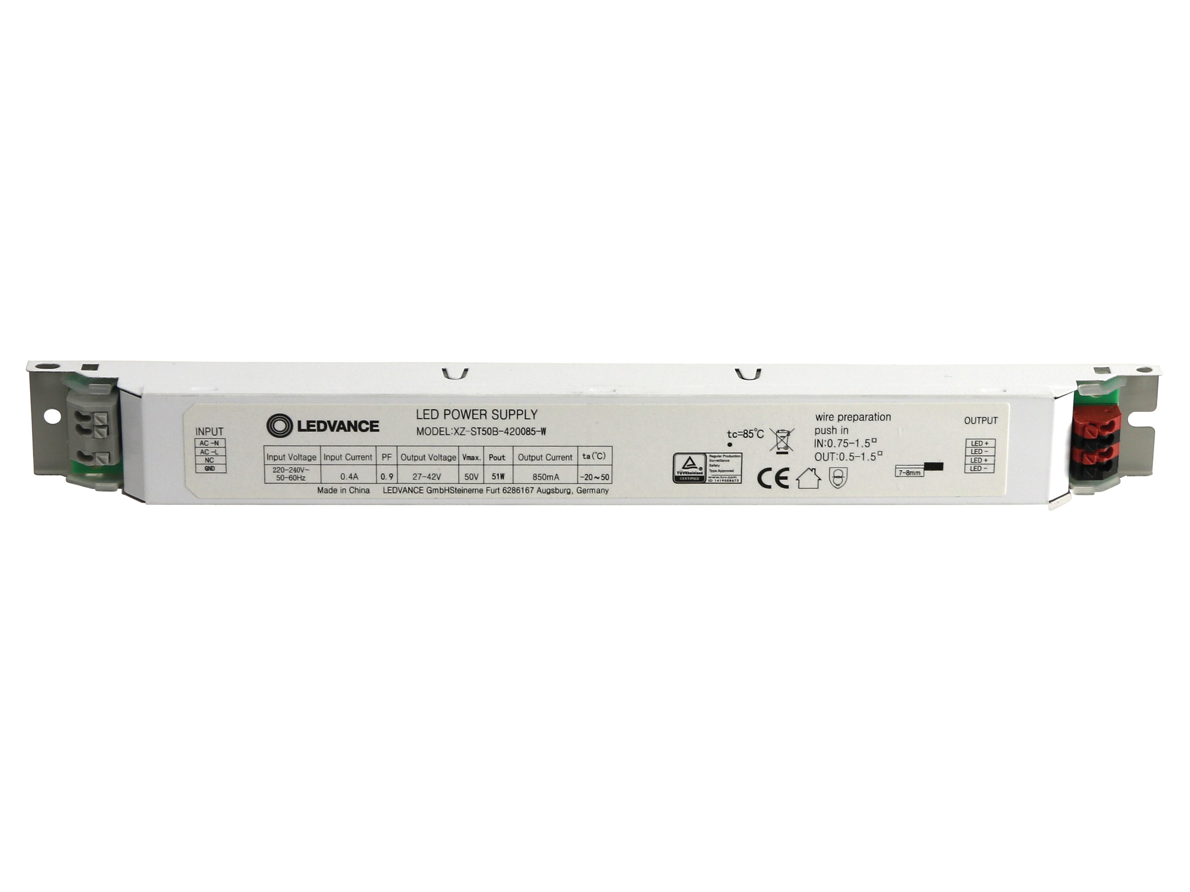 LEDVANCE LED-Schaltnetzteil XZ-ST50B-420085-W, 35 W LEDVANCE LED-Schaltnetzteil XZ-ST50B-420085-W, 35 W