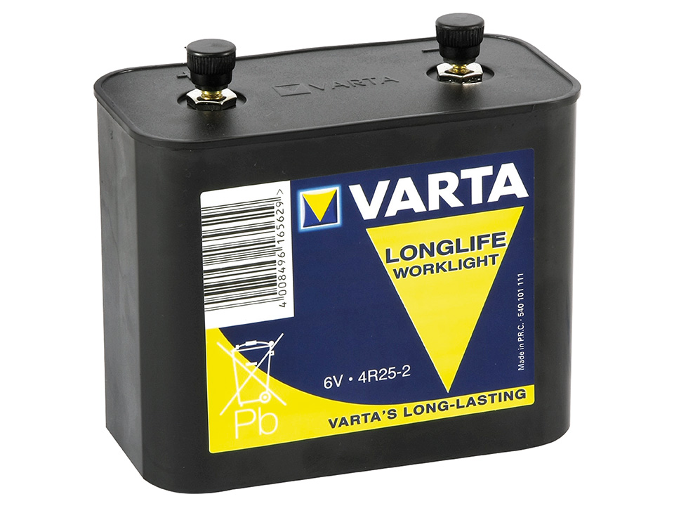 VARTA Laternenbatterie 4R25-2, 6 V-/19 Ah VARTA Laternenbatterie 4R25-2, 6 V-/19 Ah