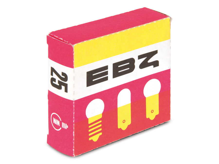 Glühlampe, E10, 3 V/0,11 A, 25 Stück Glühlampe, E10, 3 V/0,11 A, 25 Stück